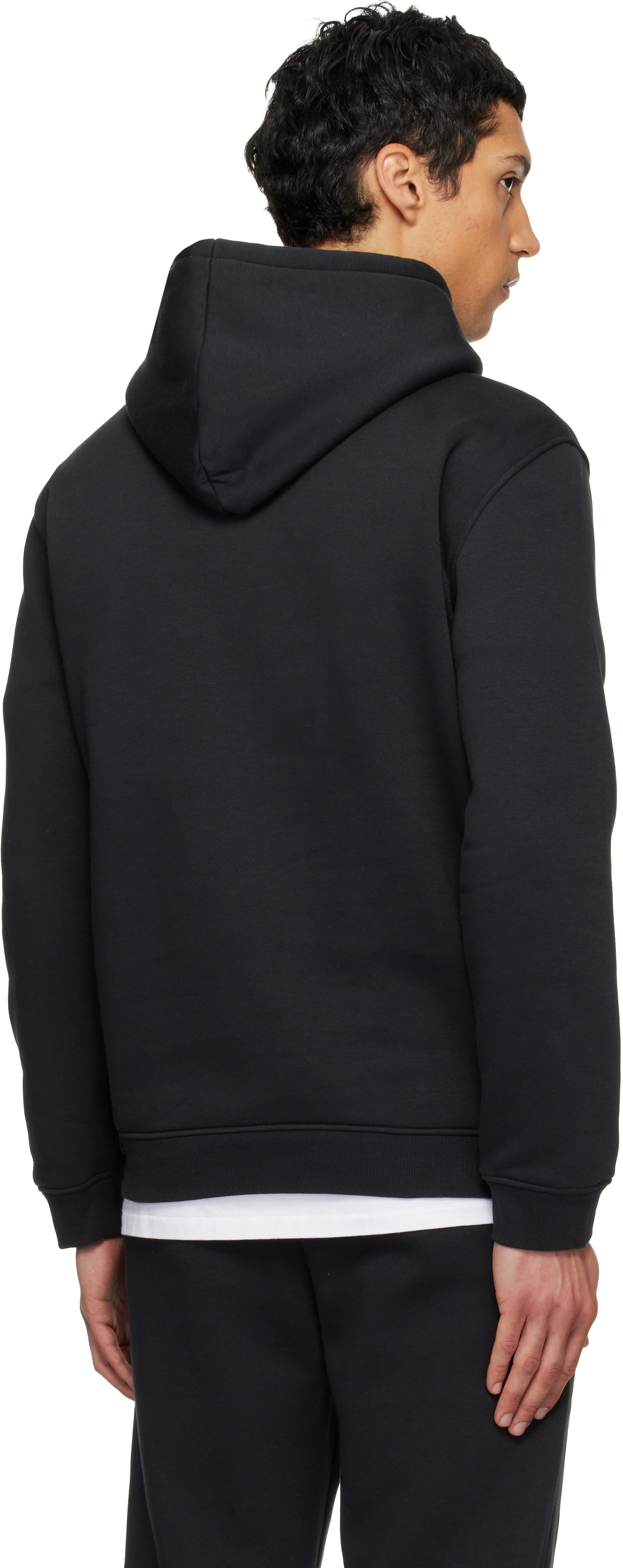 SKIMS - Pull à capuche noir - Fleece Lounge