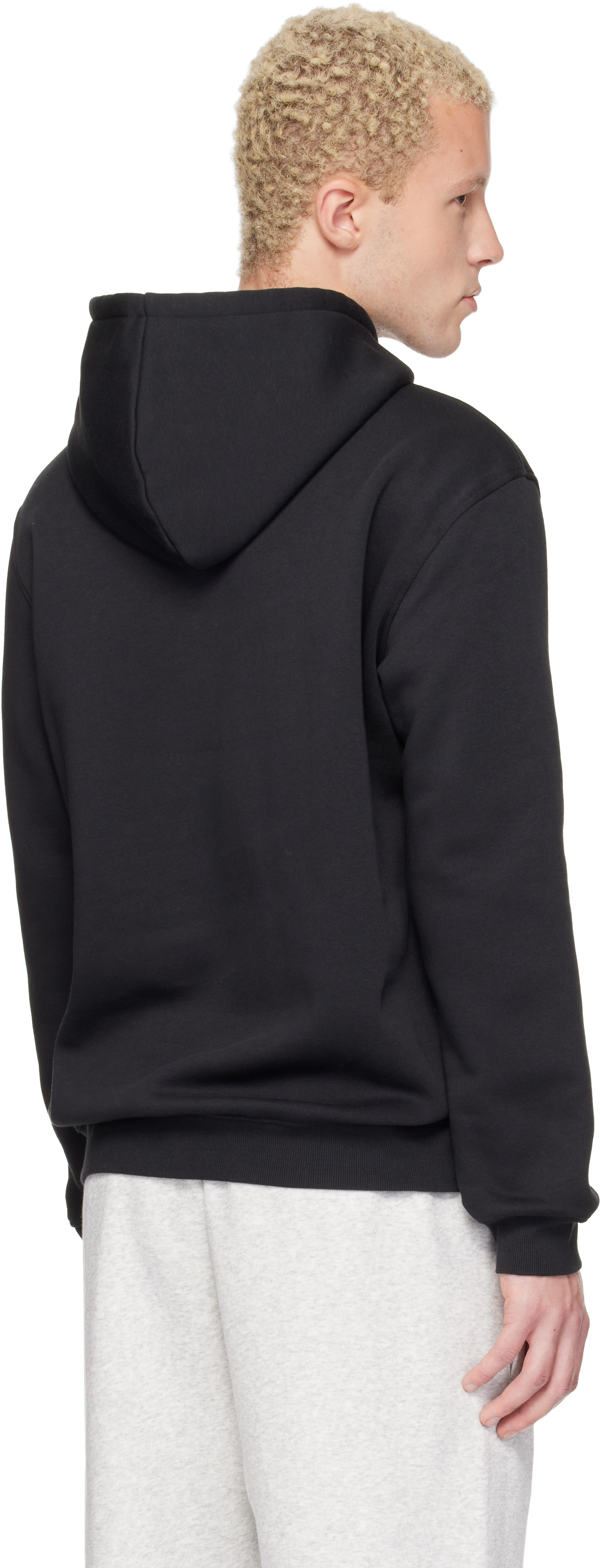 SKIMS - Pull à capuche noir - Fleece Lounge