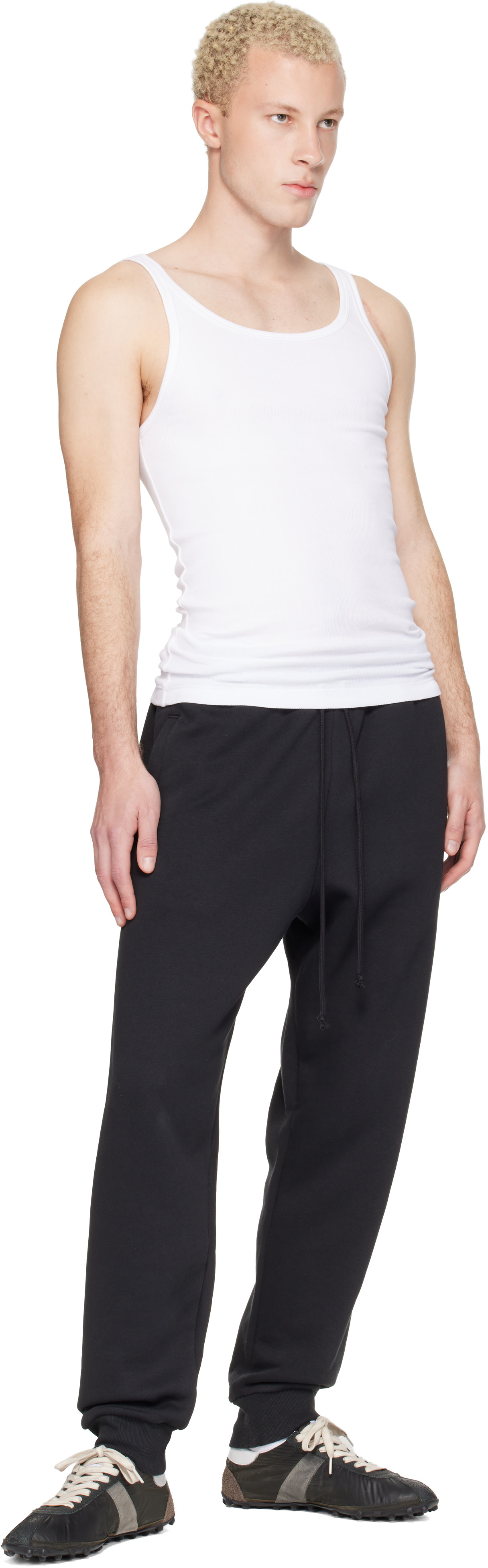 SKIMS: ホワイト SKIMS Cotton Rib タンクトップ 3枚セット | SSENSE 日本