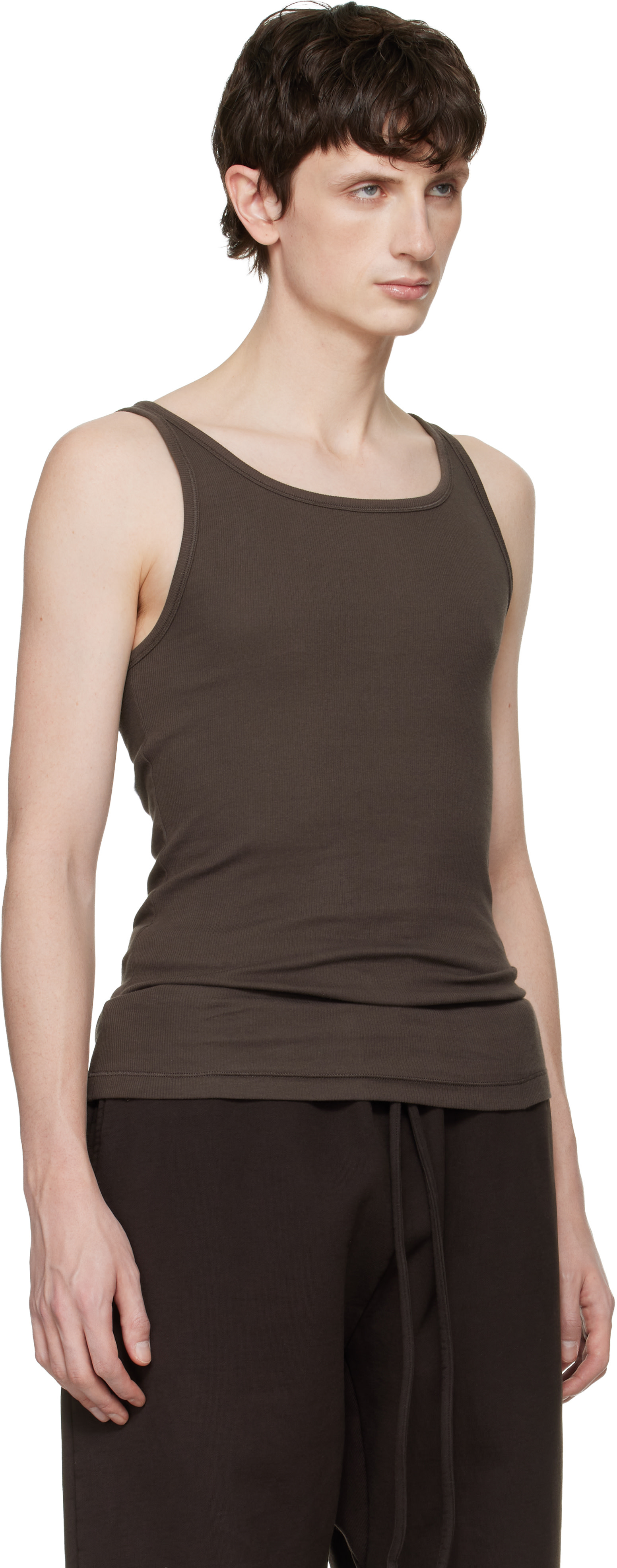 SKIMS: Three-Pack Multicolor Skims Cotton Rib Tank Tops | SSENSE