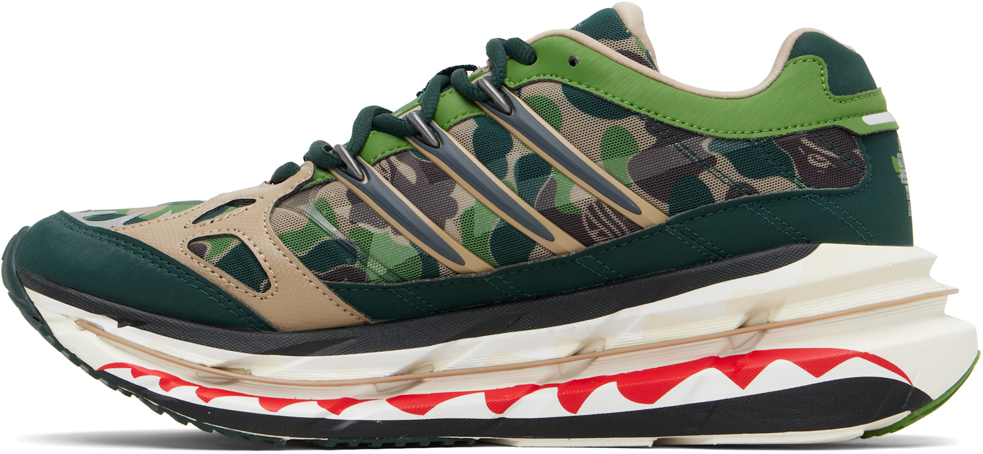 BAPE: Khaki adidas Originals Edition Adistar Hrmy Sneakers | SSENSE BAPE: Khaki adidas Originals Edition Adistar Hrmy Sneakers | SSENSE