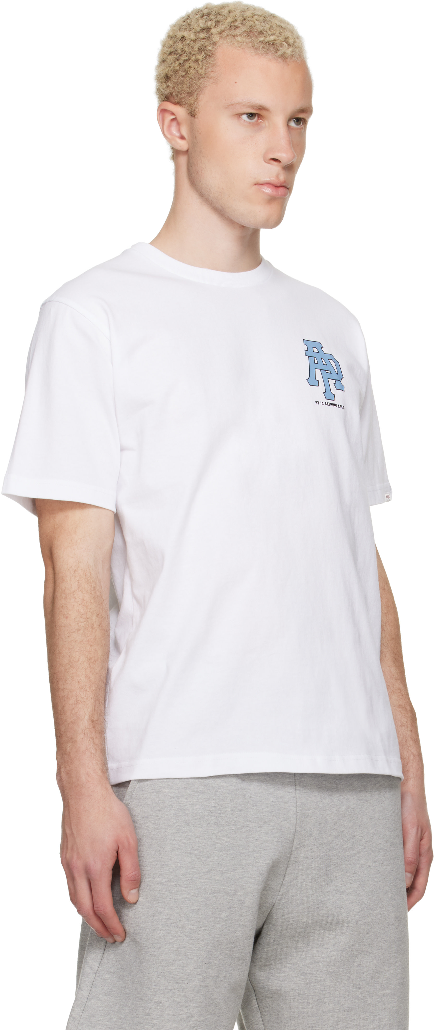 AAPE by A Bathing Ape - T-shirt blanc à logos