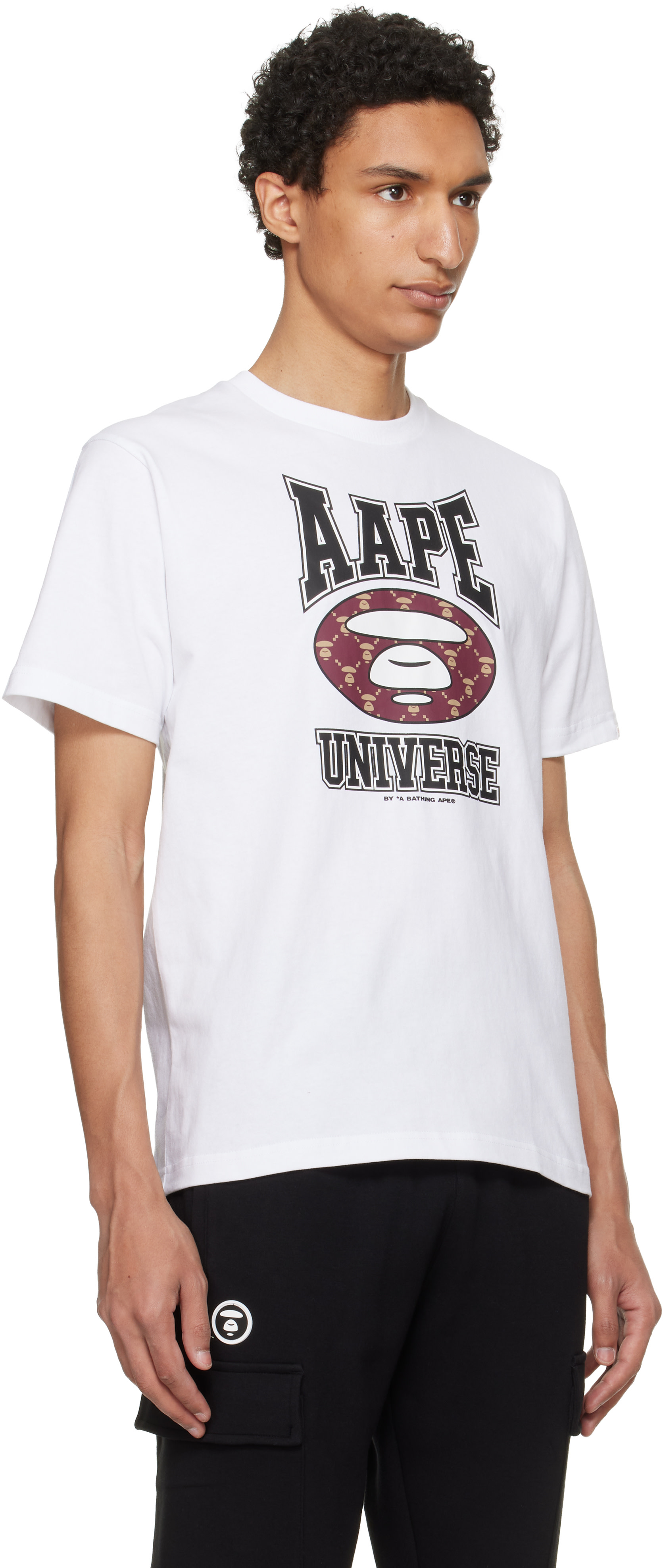 AAPE by A Bathing Ape - ホワイト Basic Tシャツ