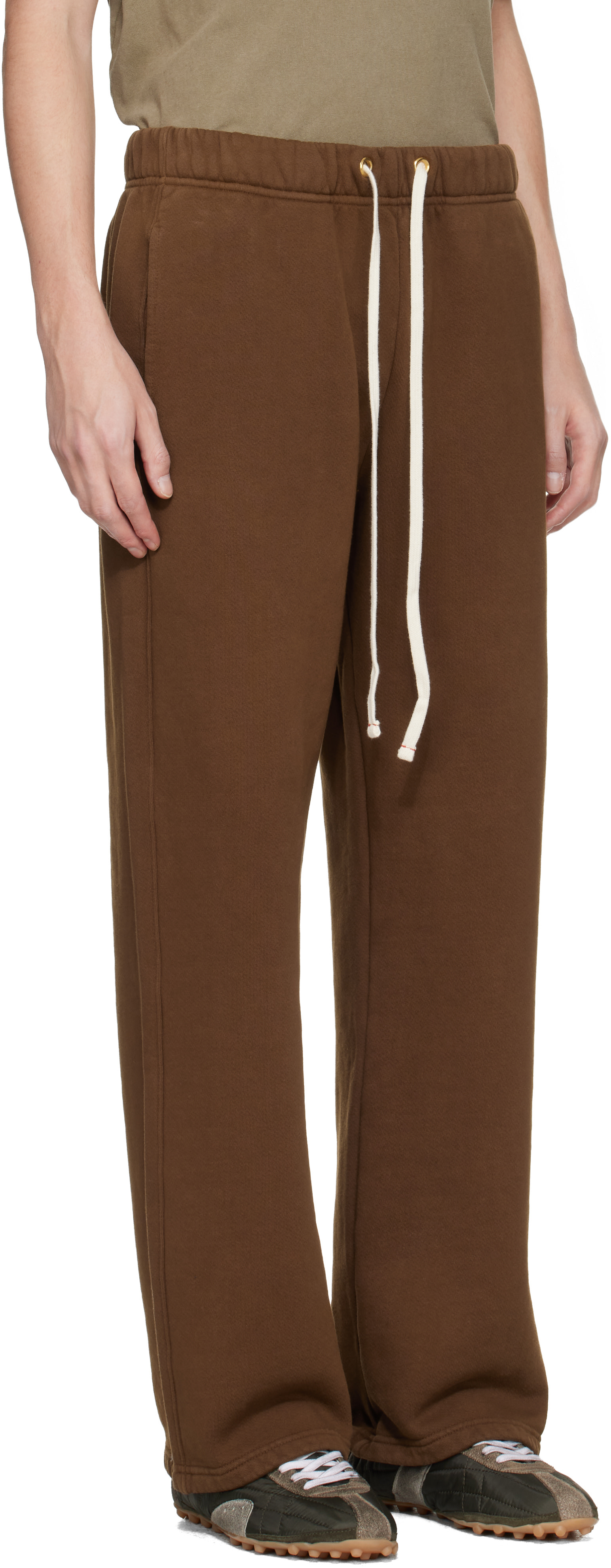 Les Tien - Brown Heavyweight Classic Sweatpants