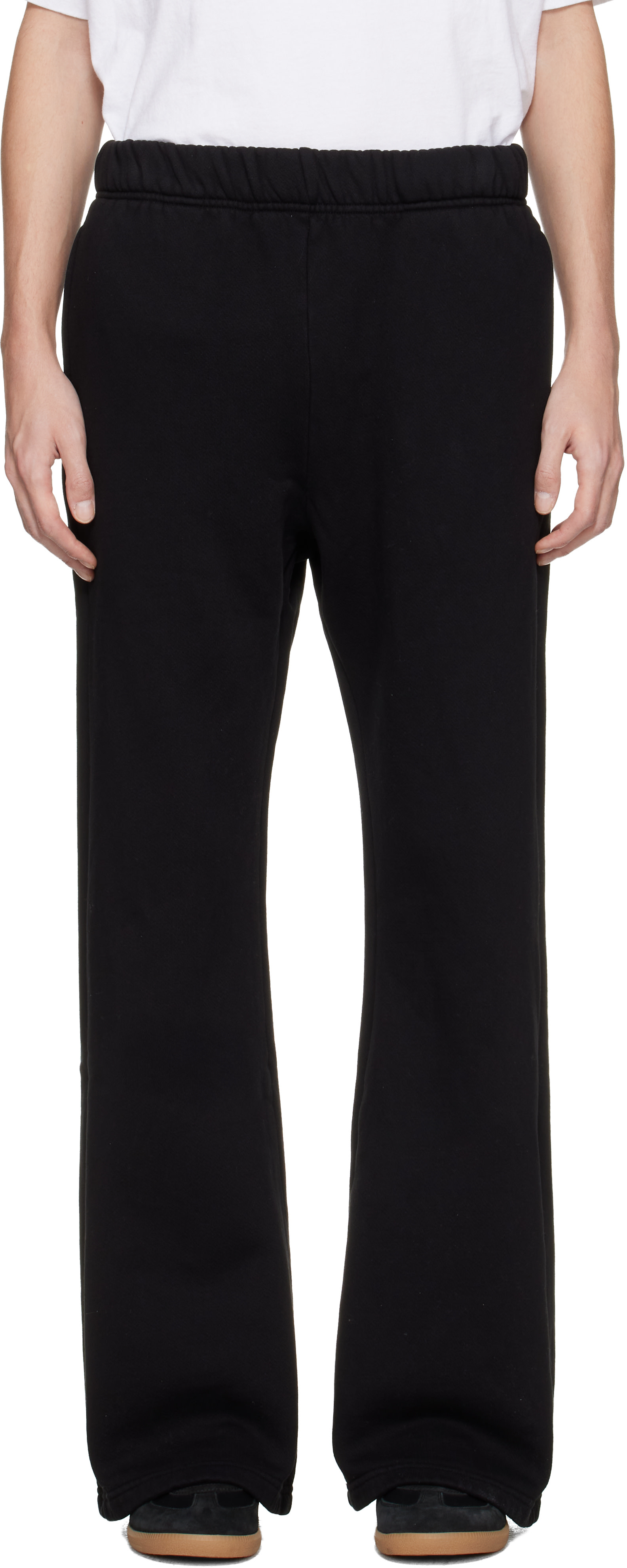 Les Tien - Black Heavyweight Bell Bottom Sweatpants