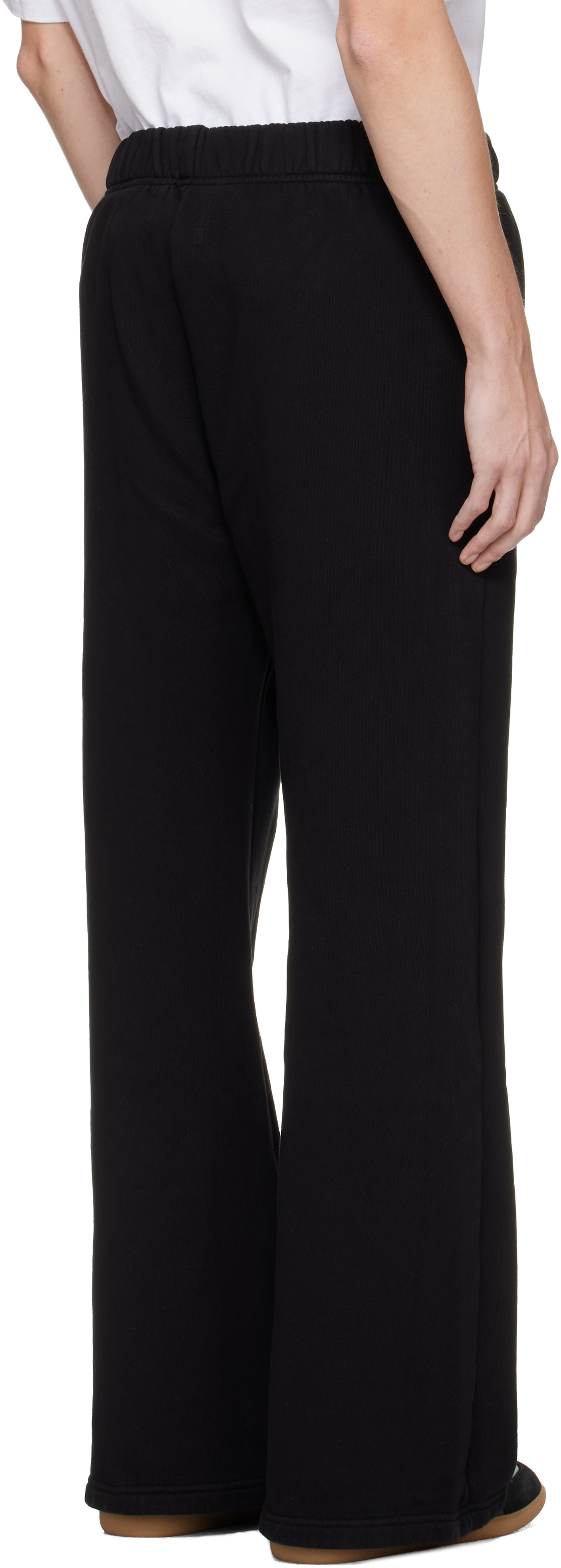Les Tien - Black Heavyweight Bell Bottom Sweatpants