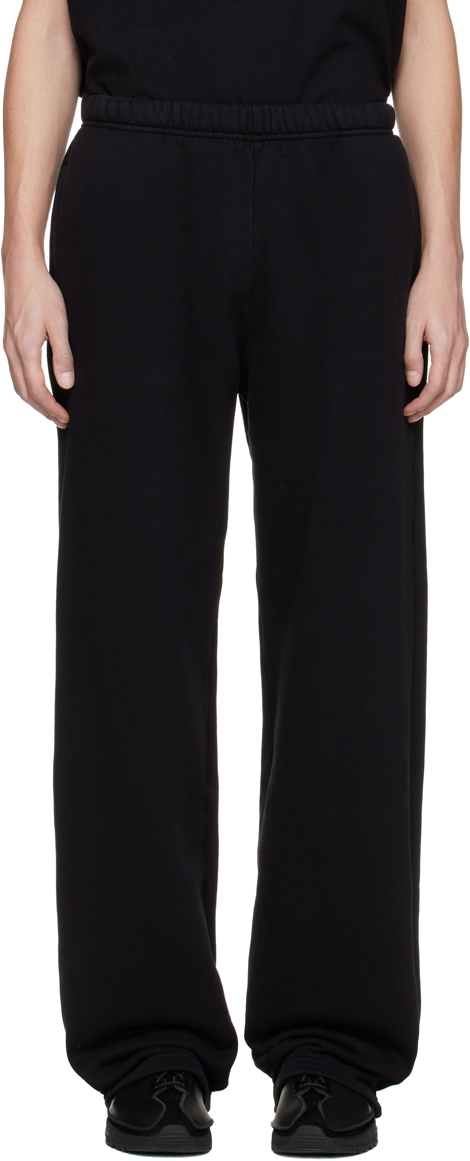 Les Tien - Black Heavyweight Puddle Sweatpants