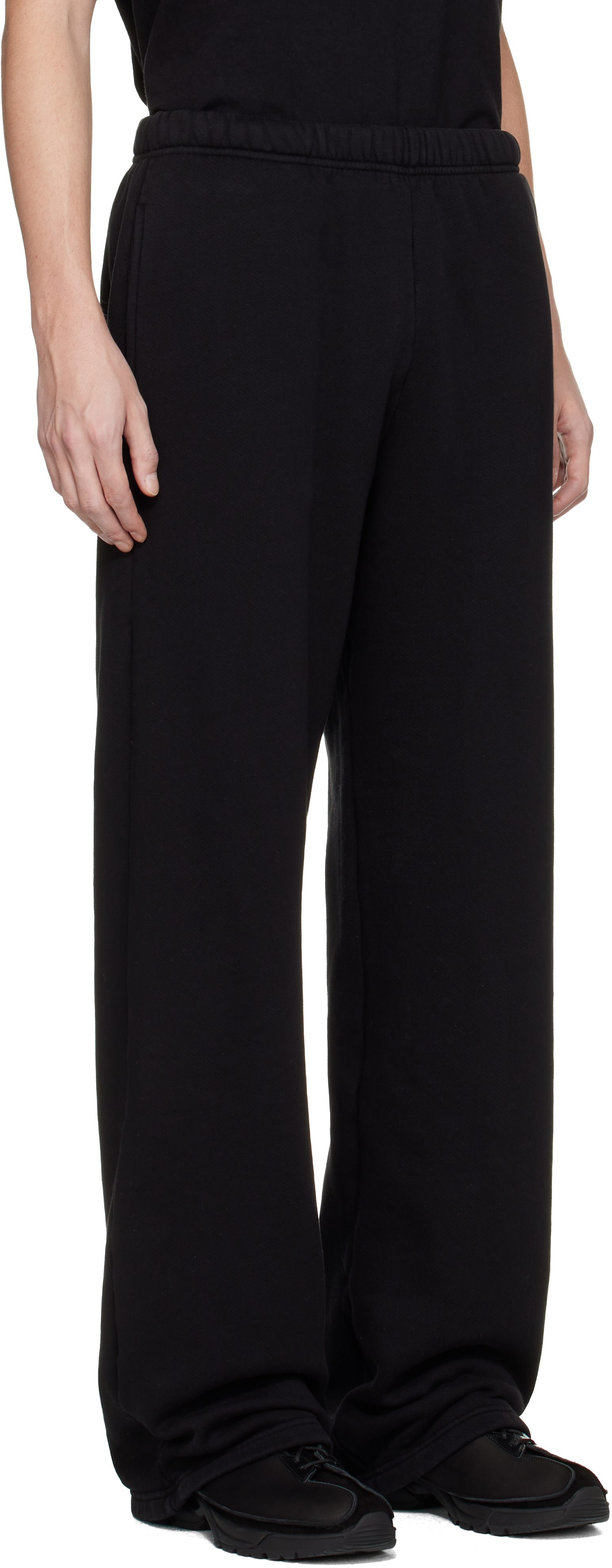 Les Tien - Black Heavyweight Puddle Sweatpants