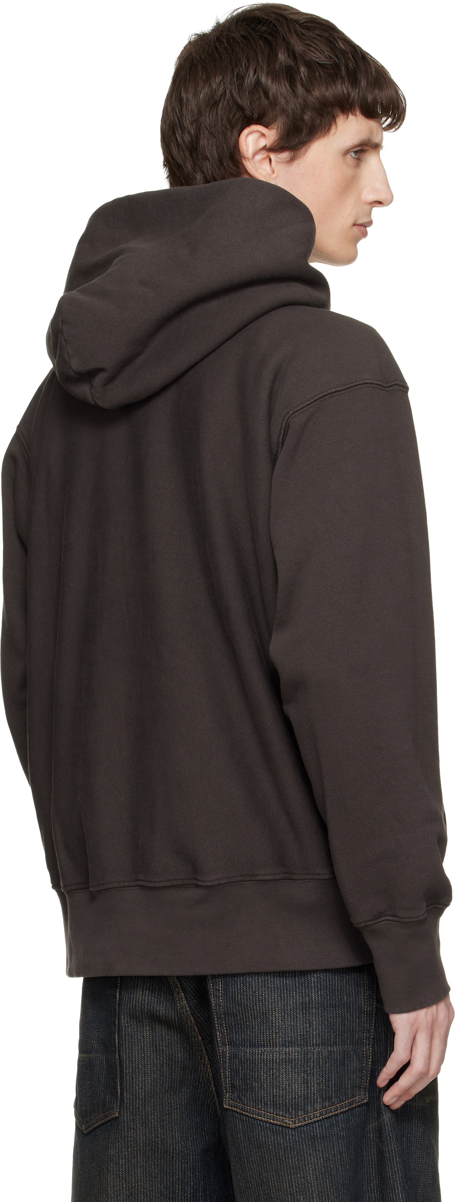 Les Tien - Pull à capuche épais gris