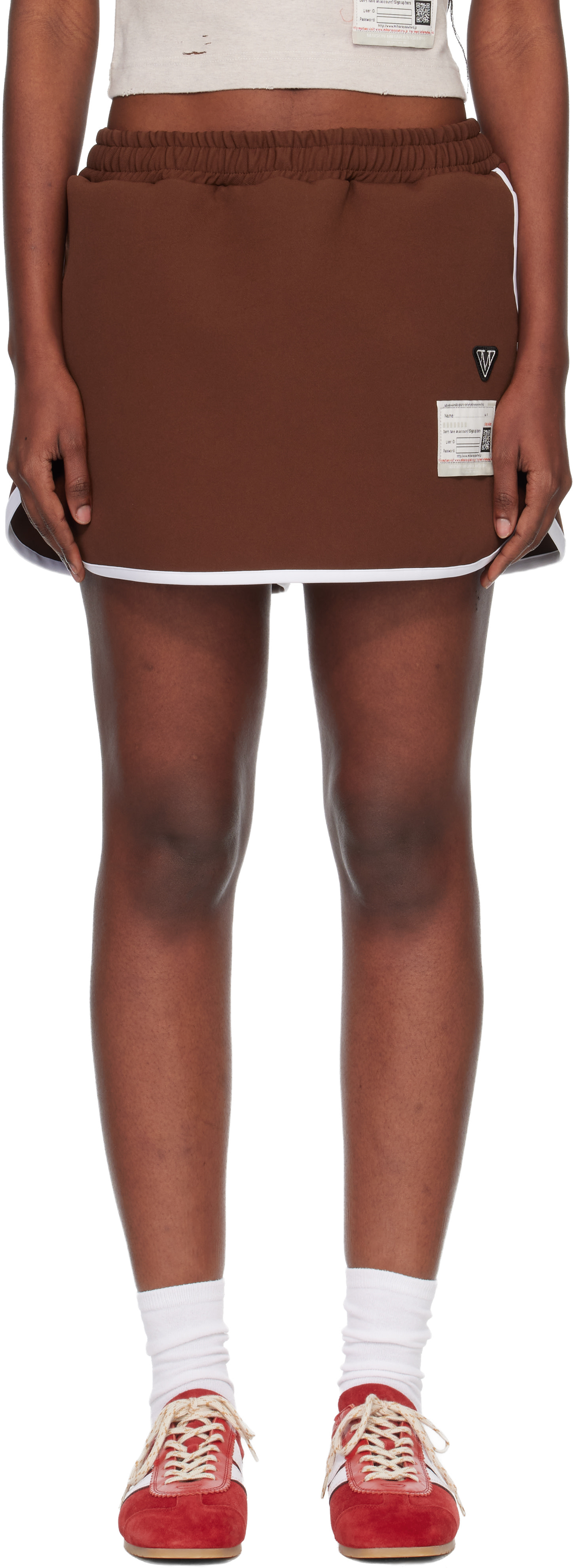 Maison MIHARA YASUHIRO - Short jogger brun