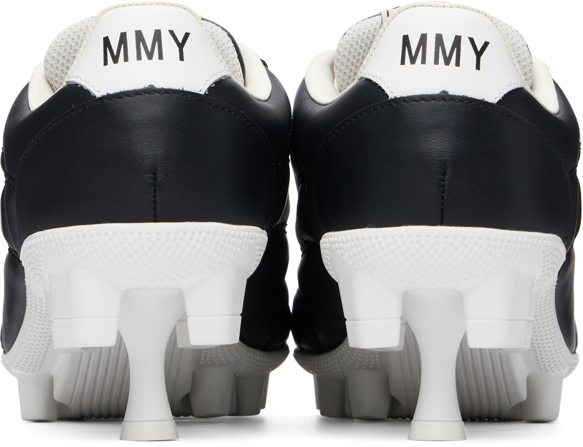 Maison MIHARA YASUHIRO: Black Spike Sole Sneaker Heels | SSENSE