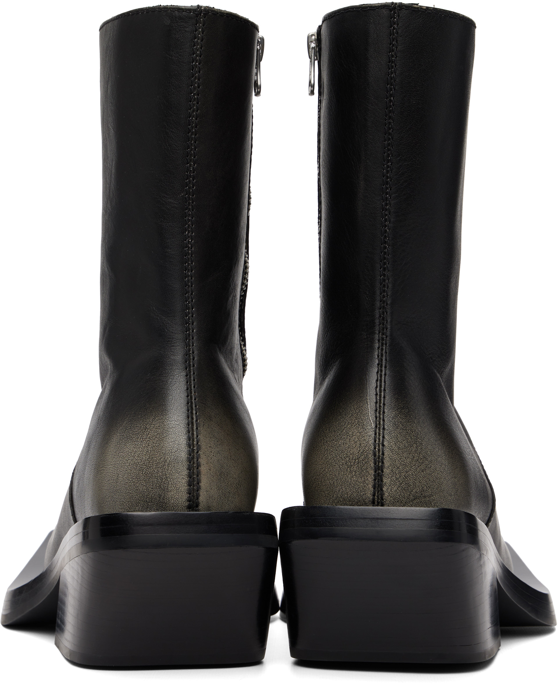 CAMPERLAB: Gray Quetal Boots | SSENSE