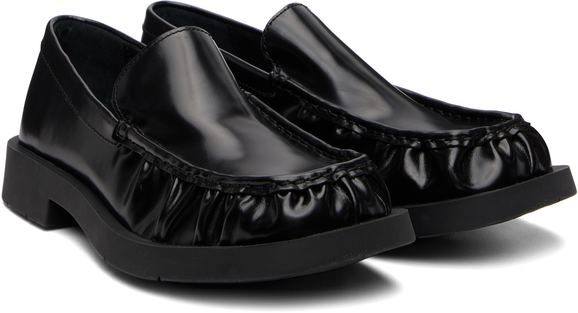 CAMPERLAB: Black MIL 1978 Loafers | SSENSE
