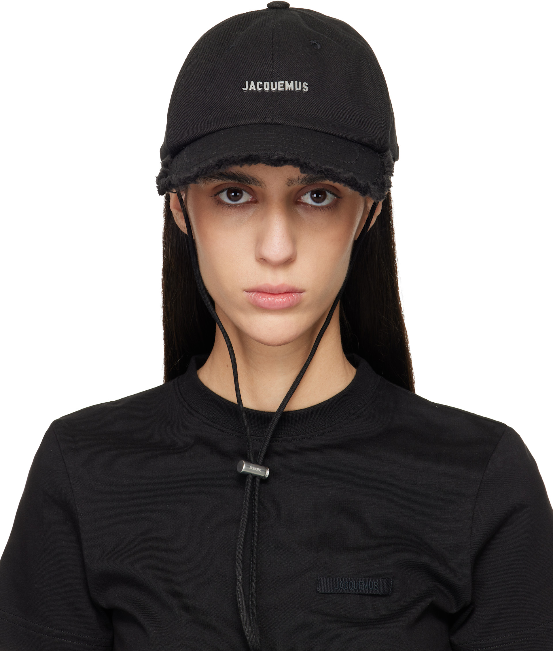 JACQUEMUS: ブラック Les Classiques 'The Artichaut' デニム キャップ