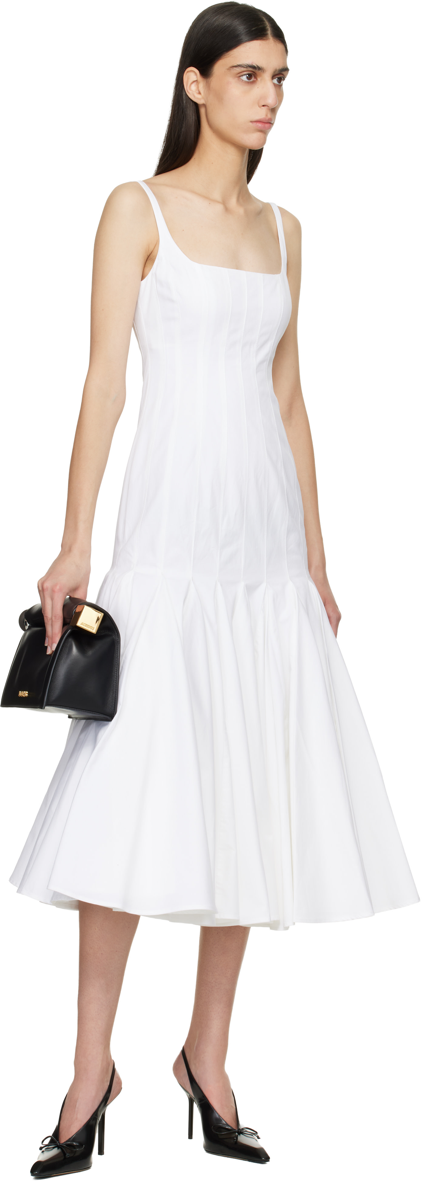 JACQUEMUS: Black Les Classiques 'The Rond Carré' Clutch | SSENSE