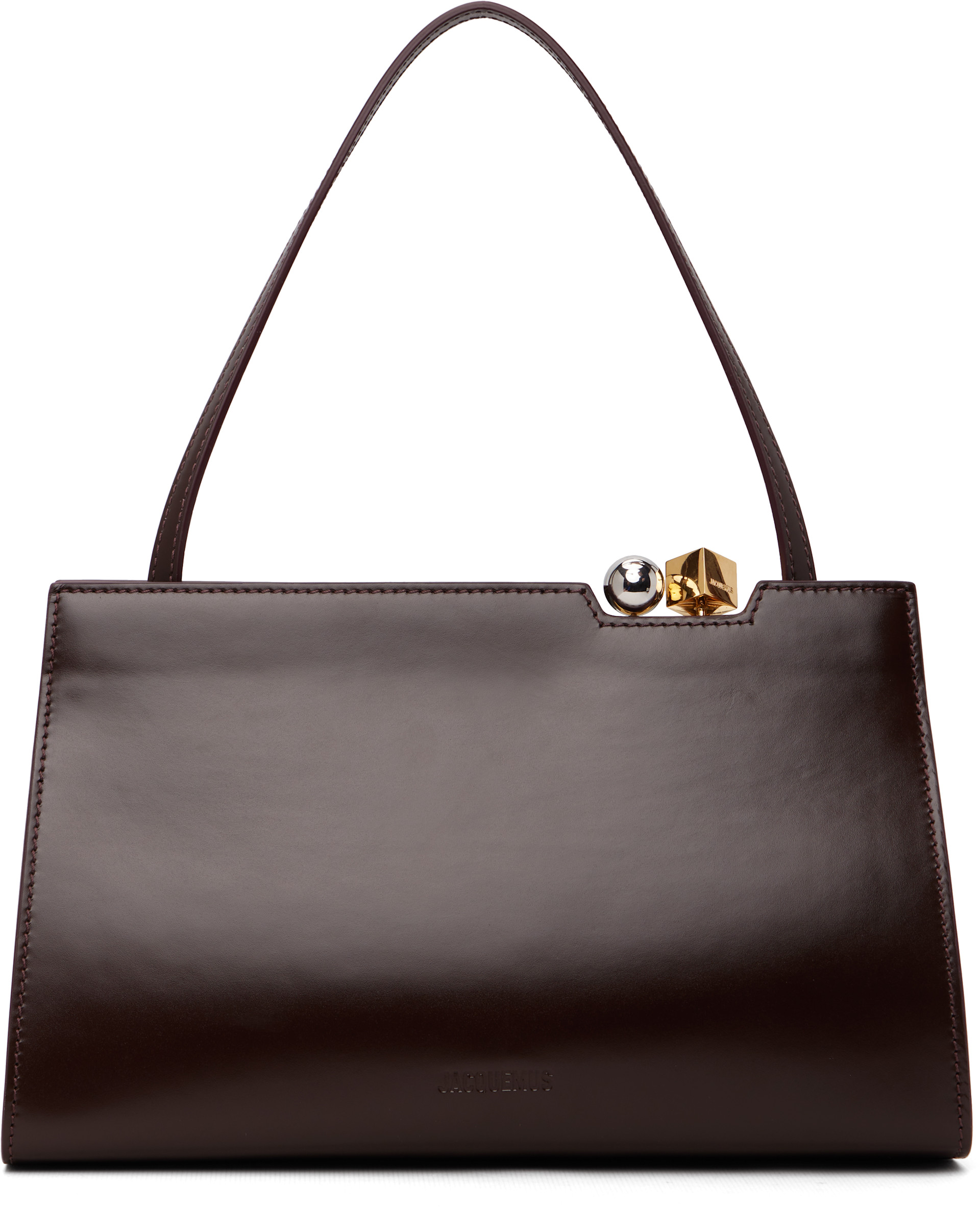 JACQUEMUS - Burgundy 'The Salon' Bag