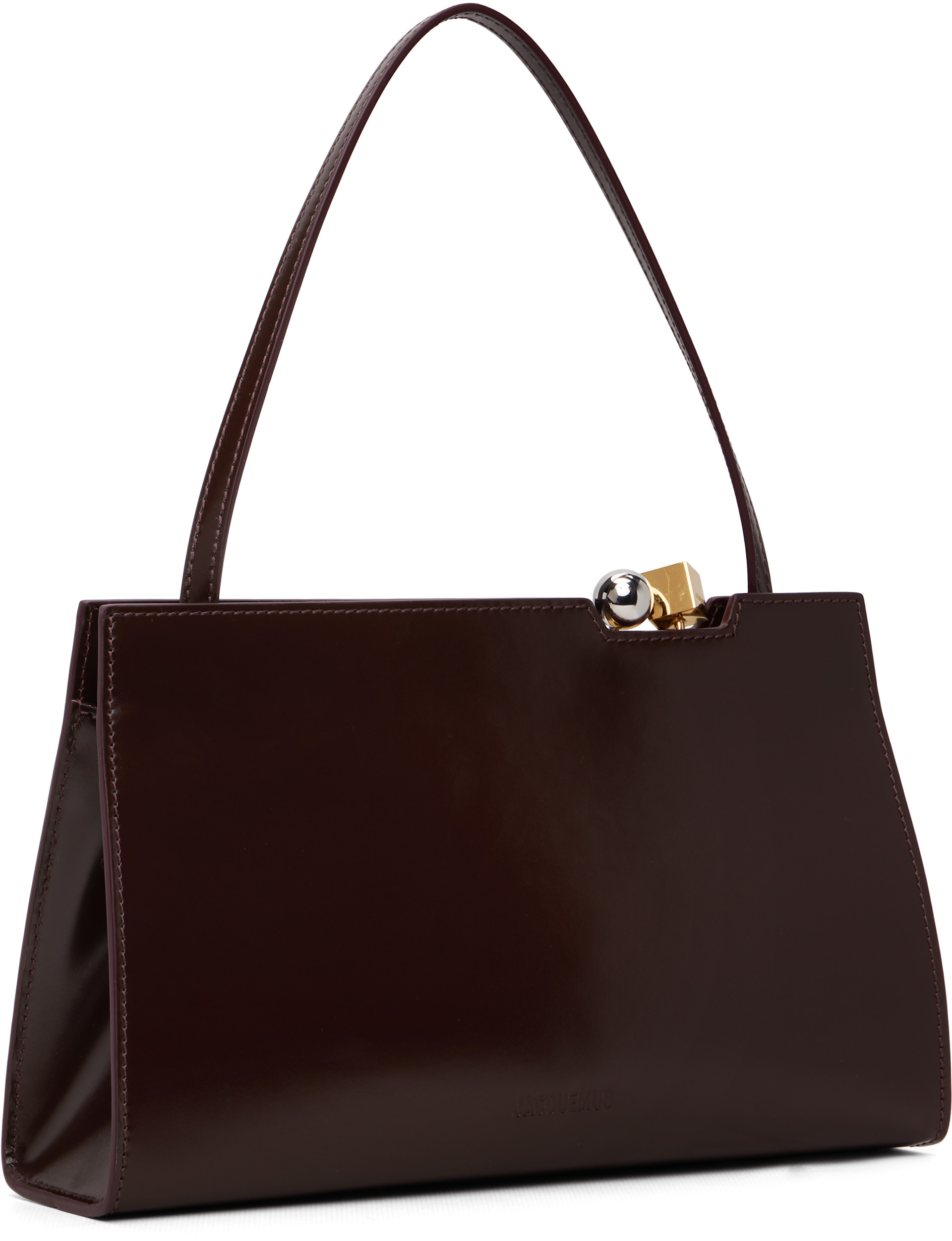 JACQUEMUS - Burgundy 'The Salon' Bag