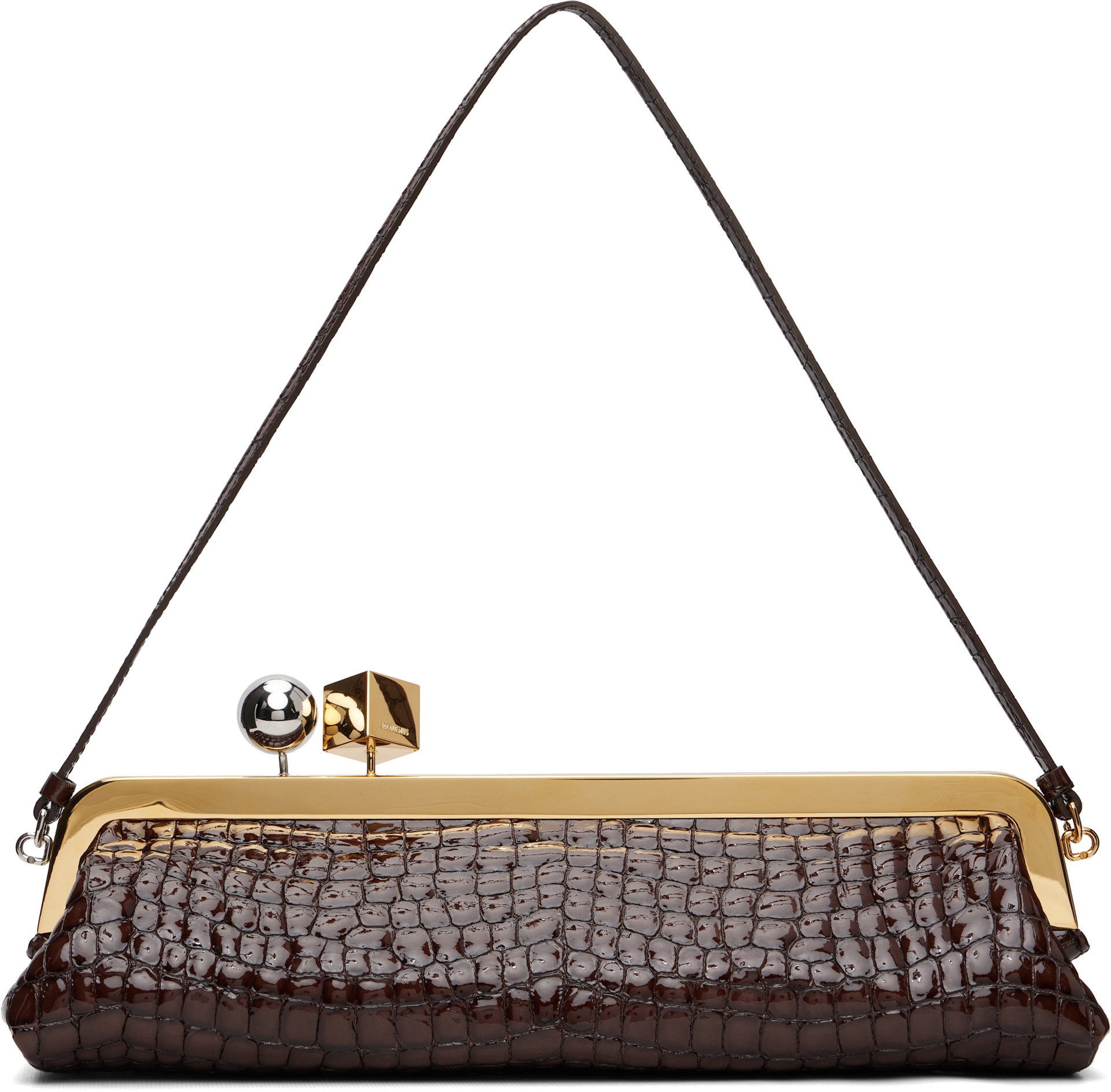 JACQUEMUS - Pochette Salon brun
