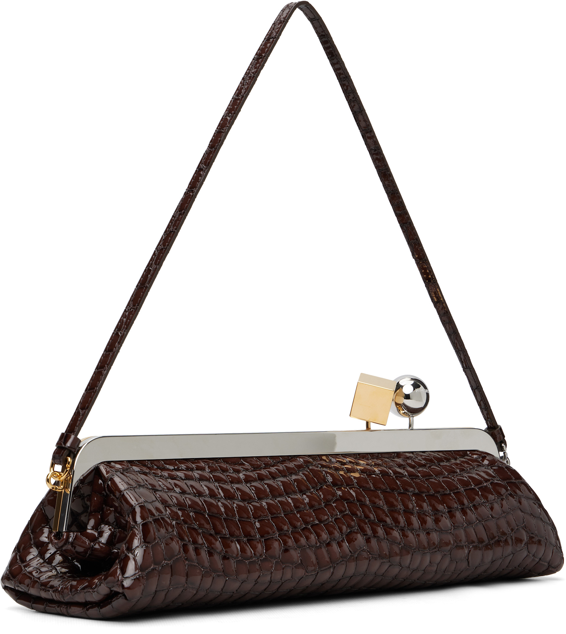 JACQUEMUS - Pochette Salon brun