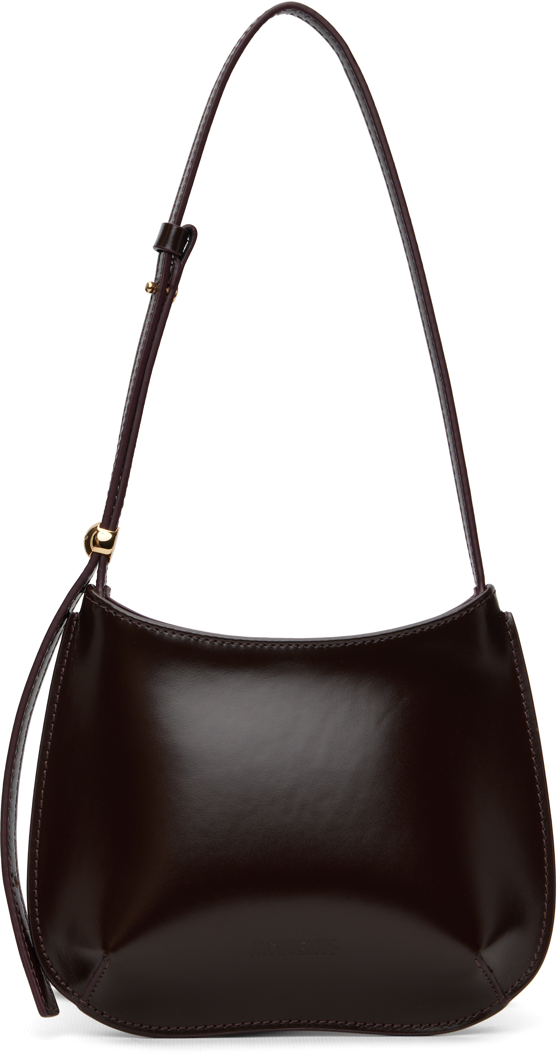 JACQUEMUS - Sac Petit bisou bourgogne