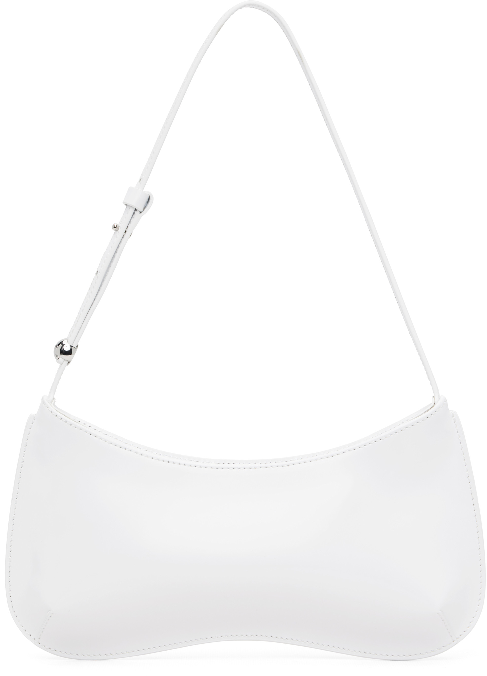 JACQUEMUS: White 'The Bisou' Bag | SSENSE