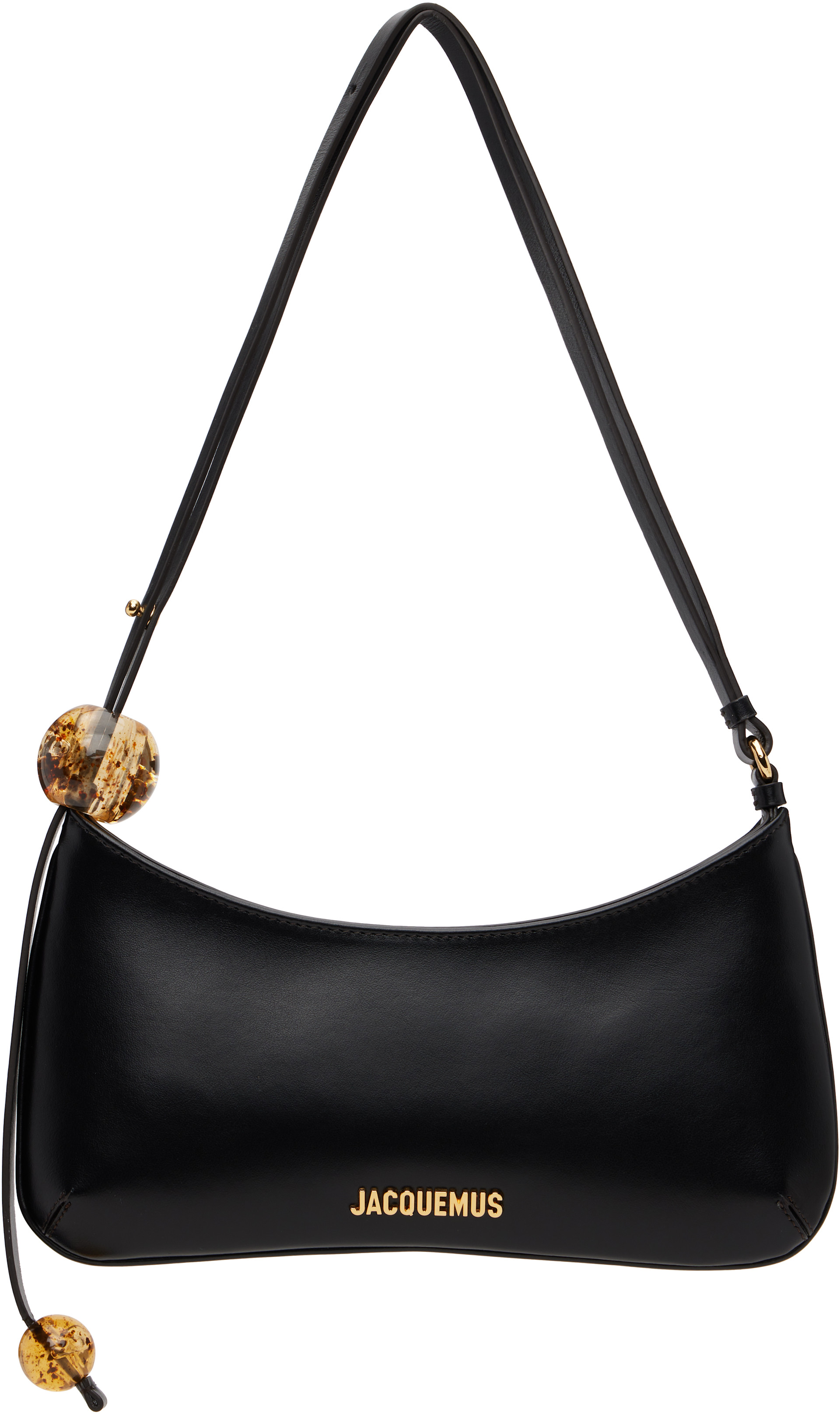 JACQUEMUS: Black Les Classiques 'The Bisou Perle' Bag | SSENSE