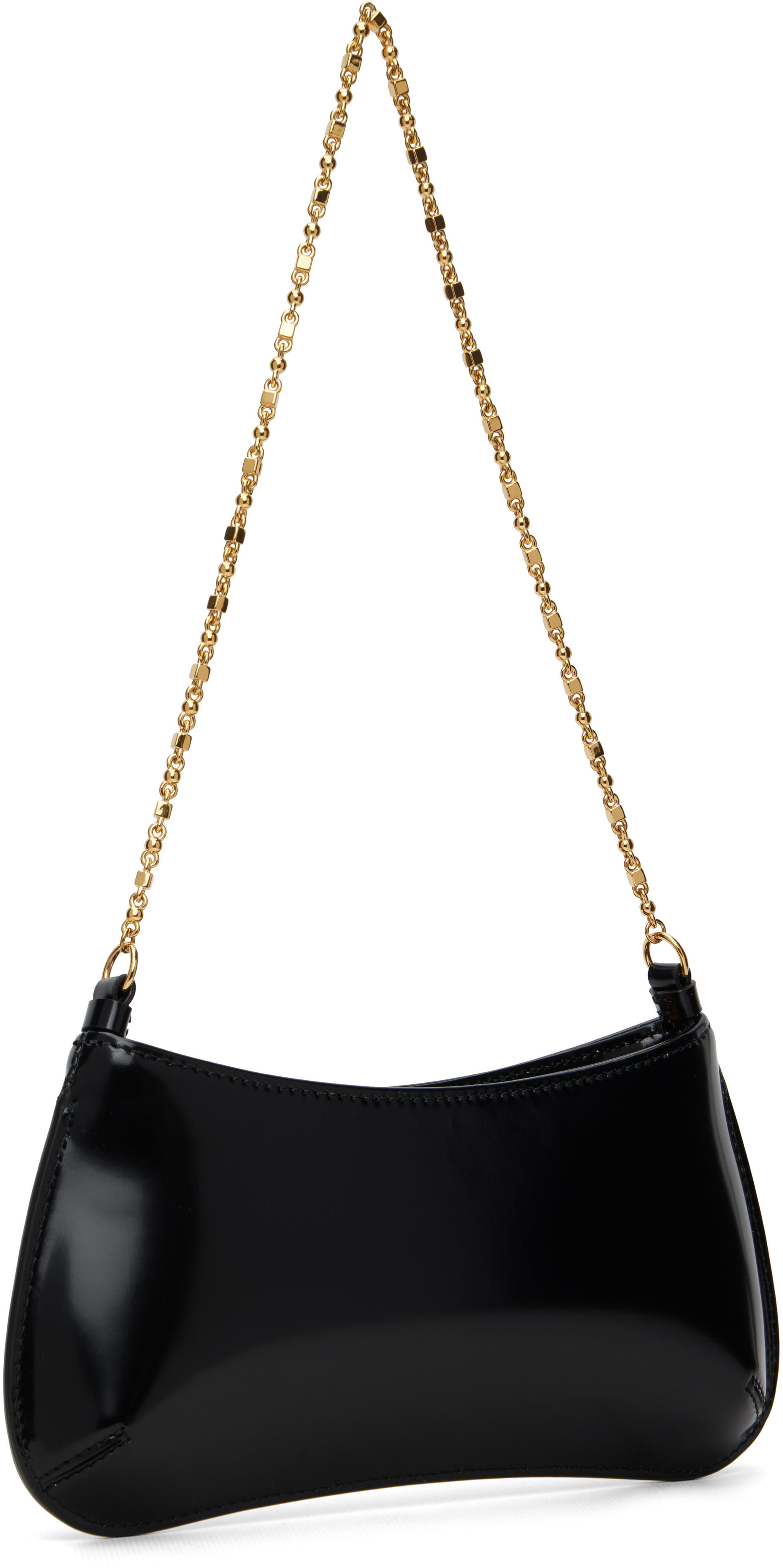 JACQUEMUS: ブラック Winter Retreat 'The small Bisou Chaîne' バッグ