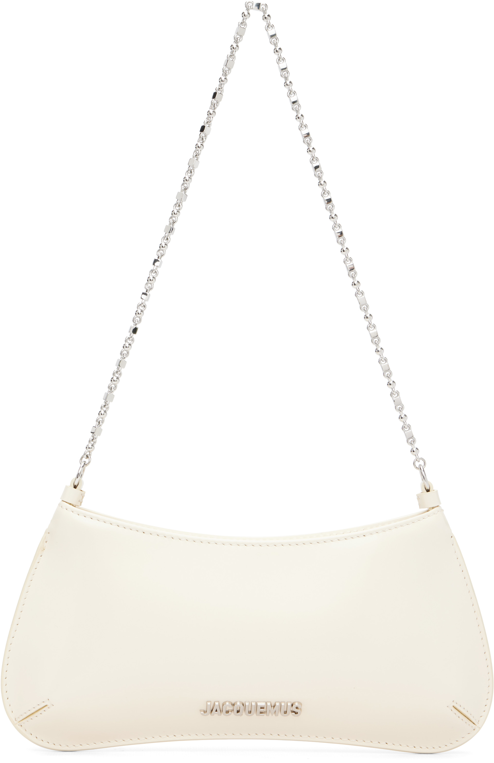 JUCQUEMUS ウエストポーチ JACQUEMUS: Off-White La Croisière 'The small Bisou Chaine' Bag