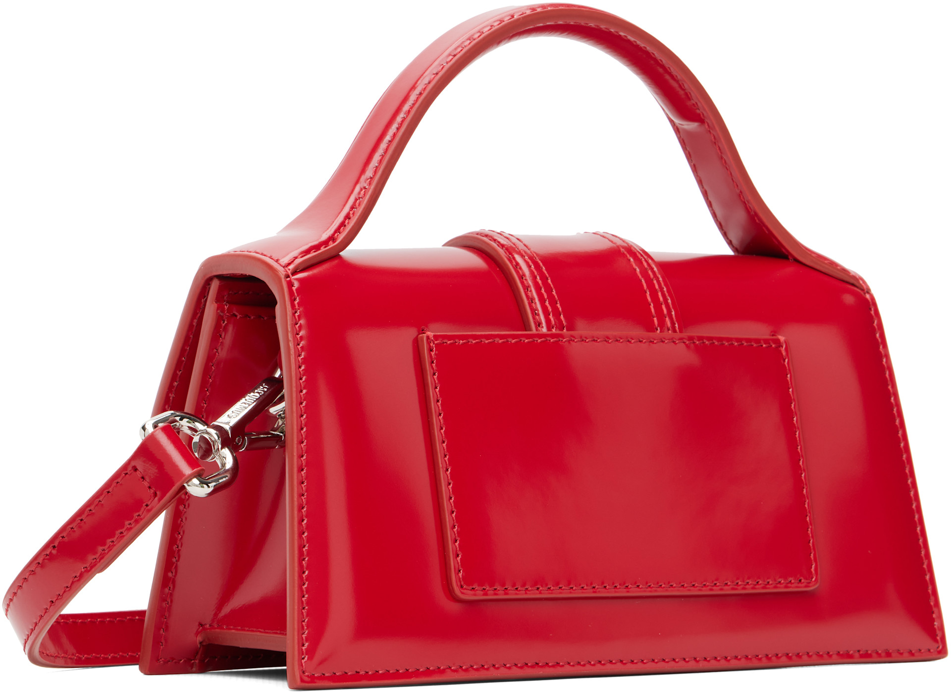 JACQUEMUS: Red Les Classiques 'The Bambino' Bag | SSENSE