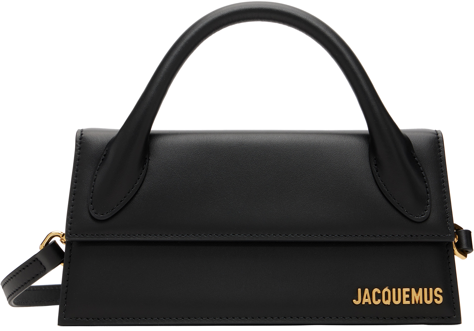 JACQUEMUS: Black Les Classiques 'The long Chiquito' Bag | SSENSE China