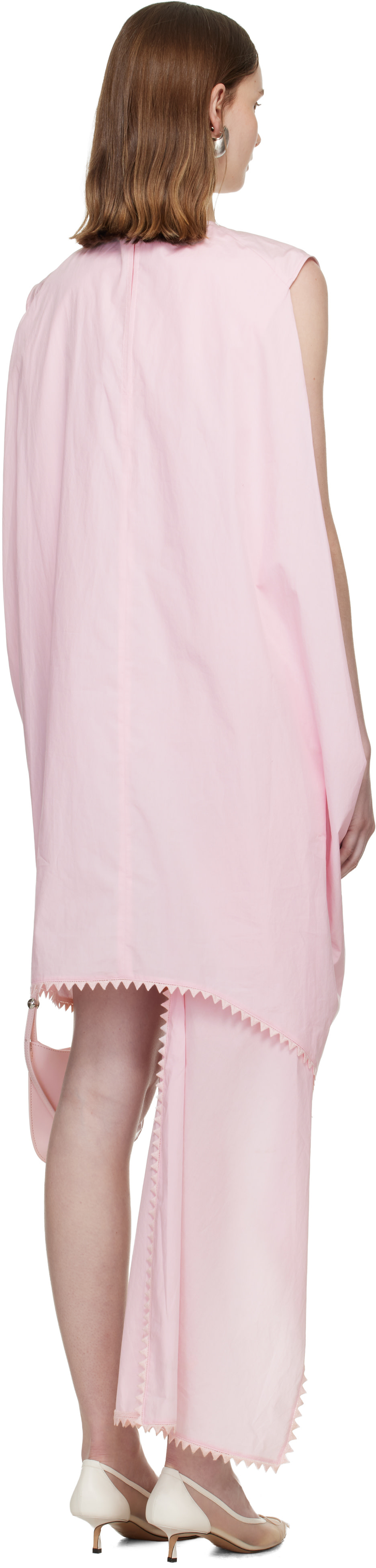 JACQUEMUS - Robe courte Traversin rose