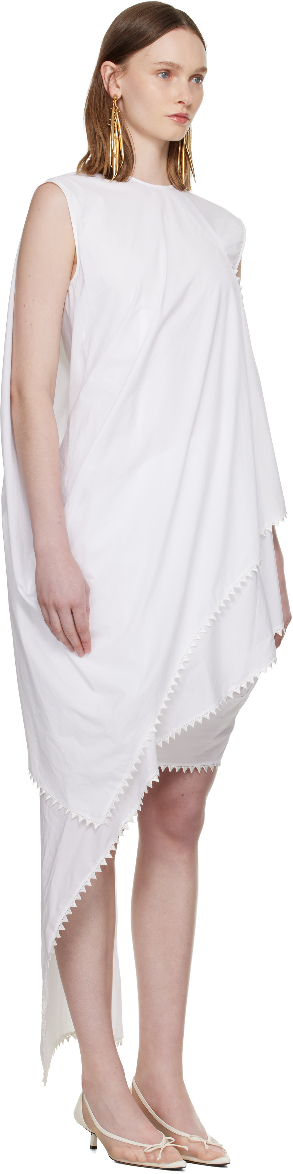 JACQUEMUS - Robe courte Traversin blanche