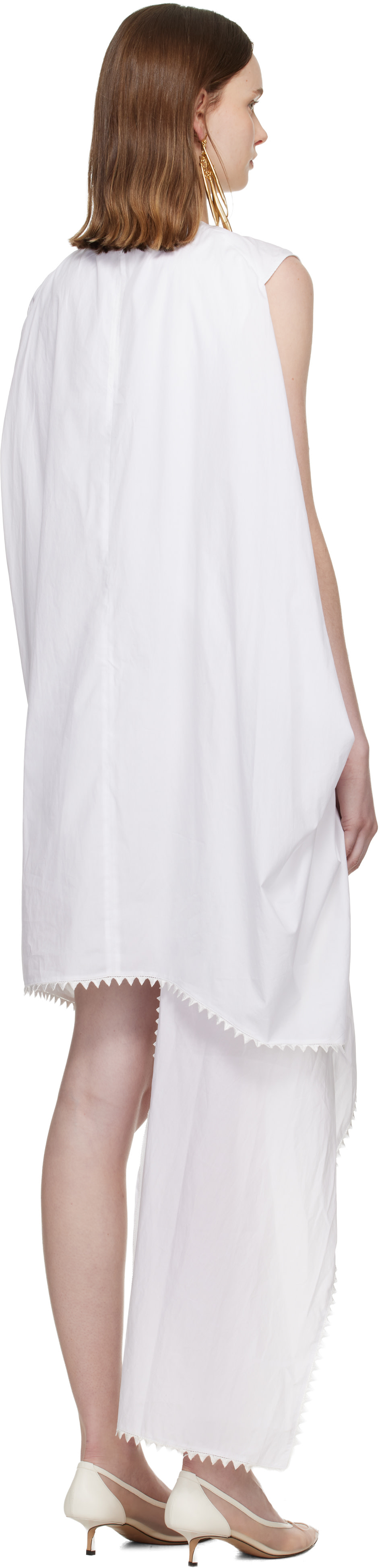 JACQUEMUS - Robe courte Traversin blanche