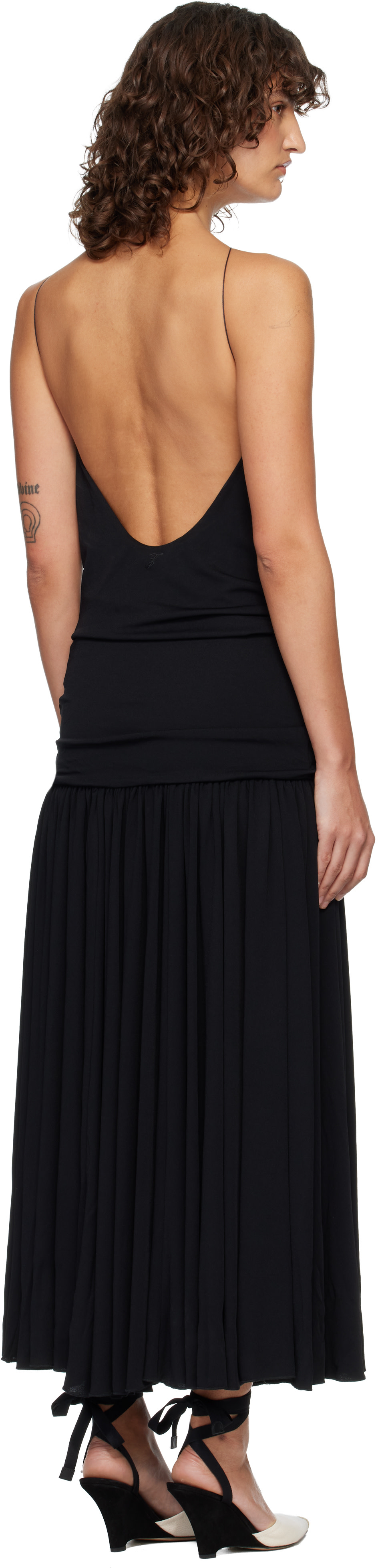 JACQUEMUS - Robe longue Abiha noire