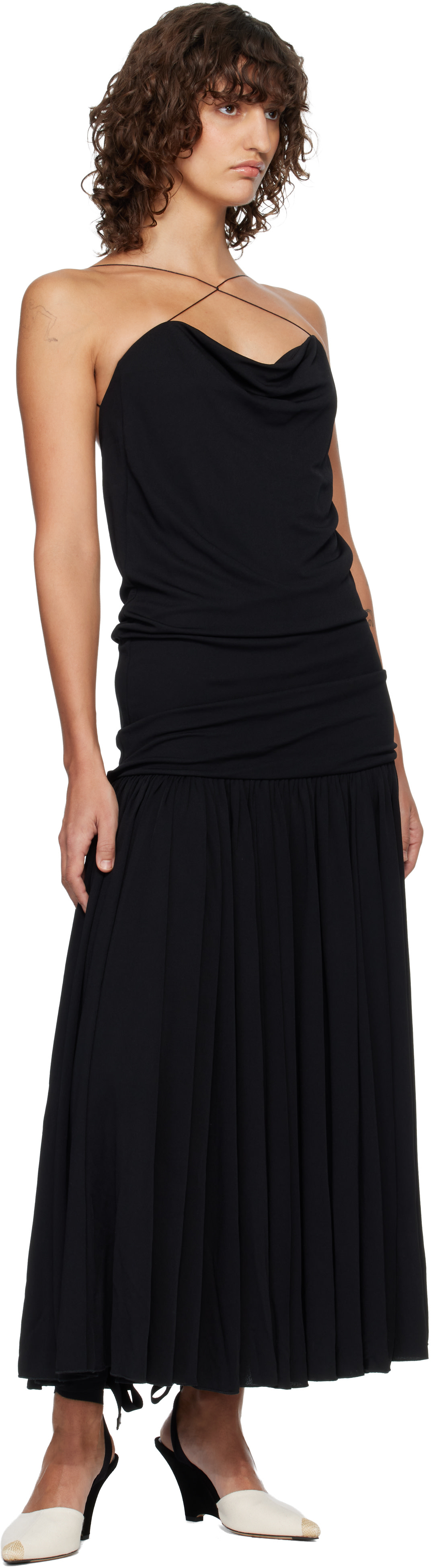 JACQUEMUS - Robe longue Abiha noire