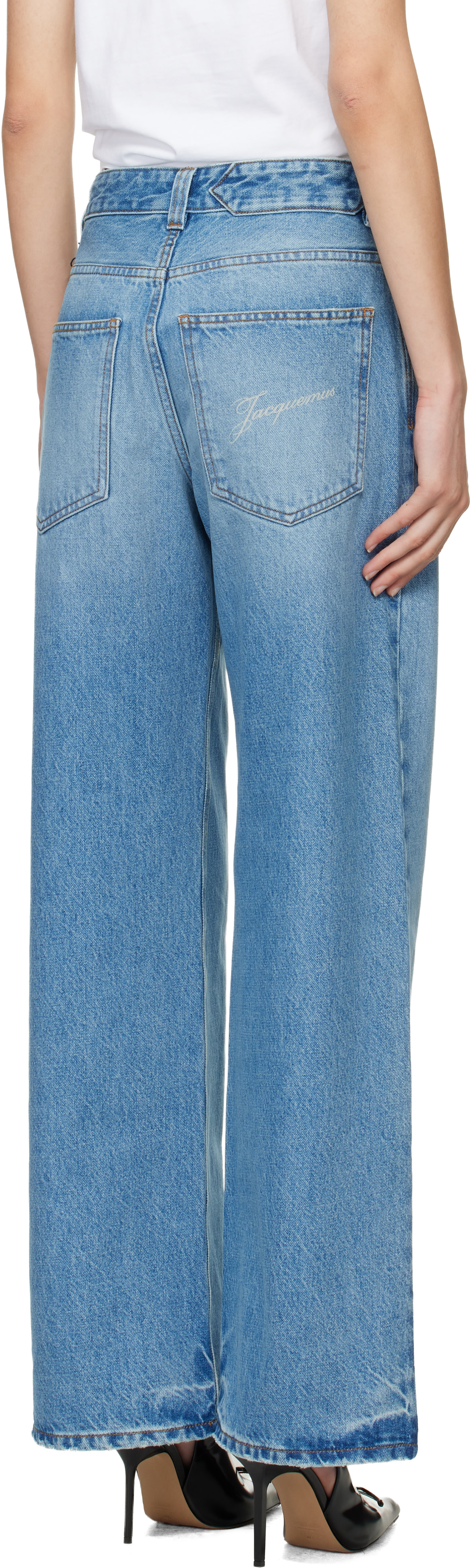 JACQUEMUS - Jean ample de-Nîmes bleu - Le paysan