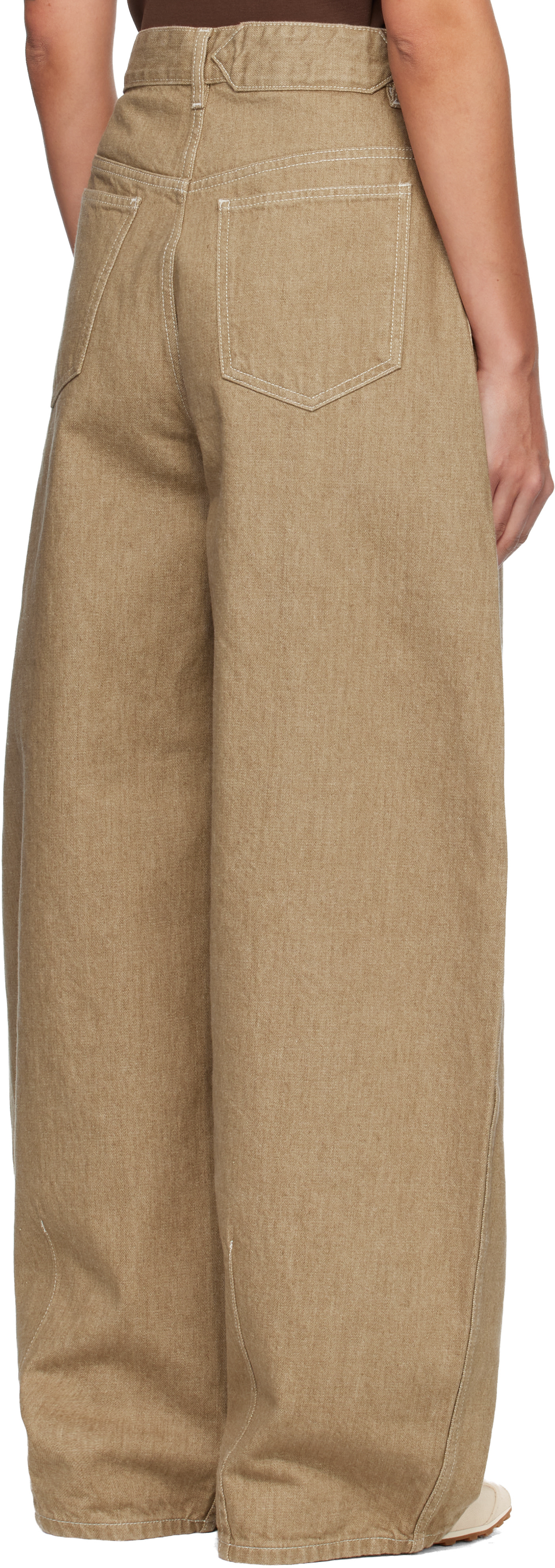 パンツ jacquemus ベージュデニム