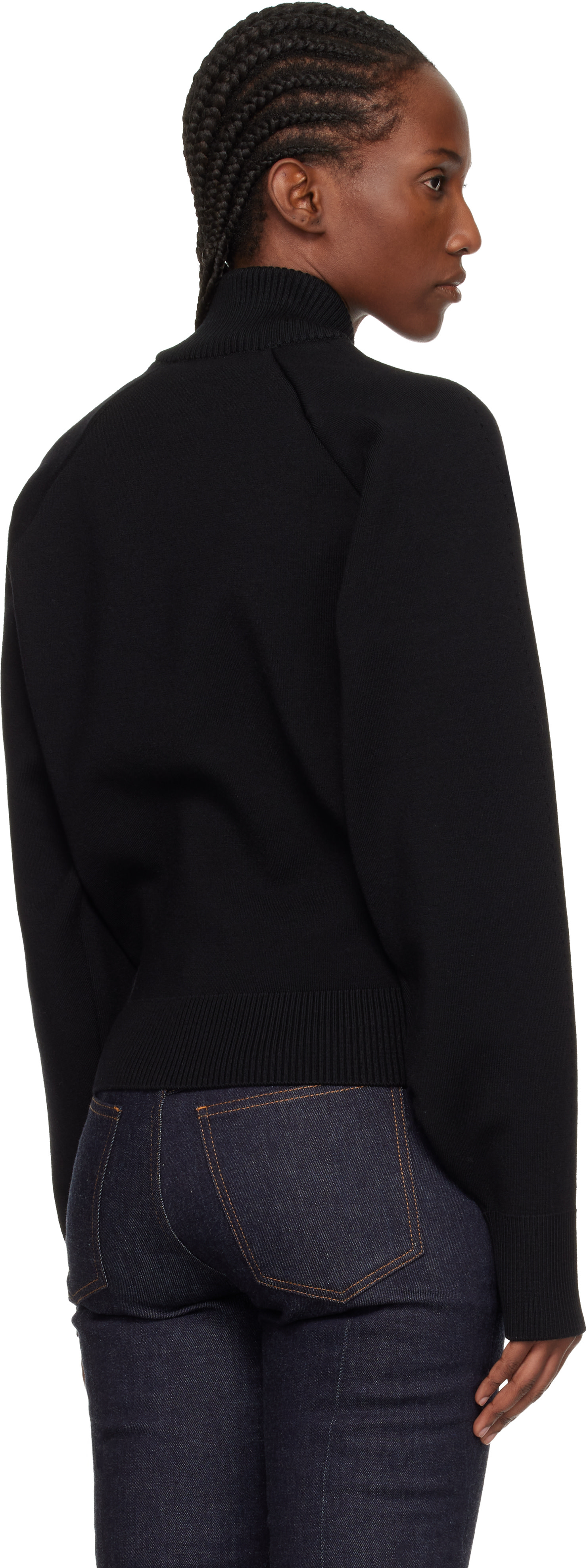 JACQUEMUS - Pull de style cardigan Lavande noir