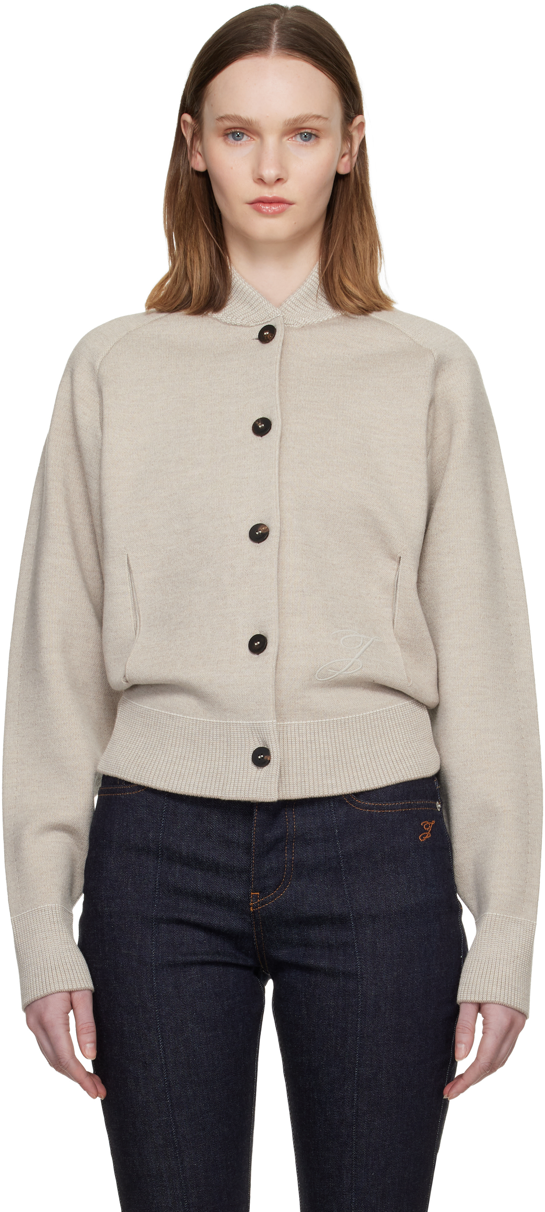 JACQUEMUS - Cardigan Lavande beige