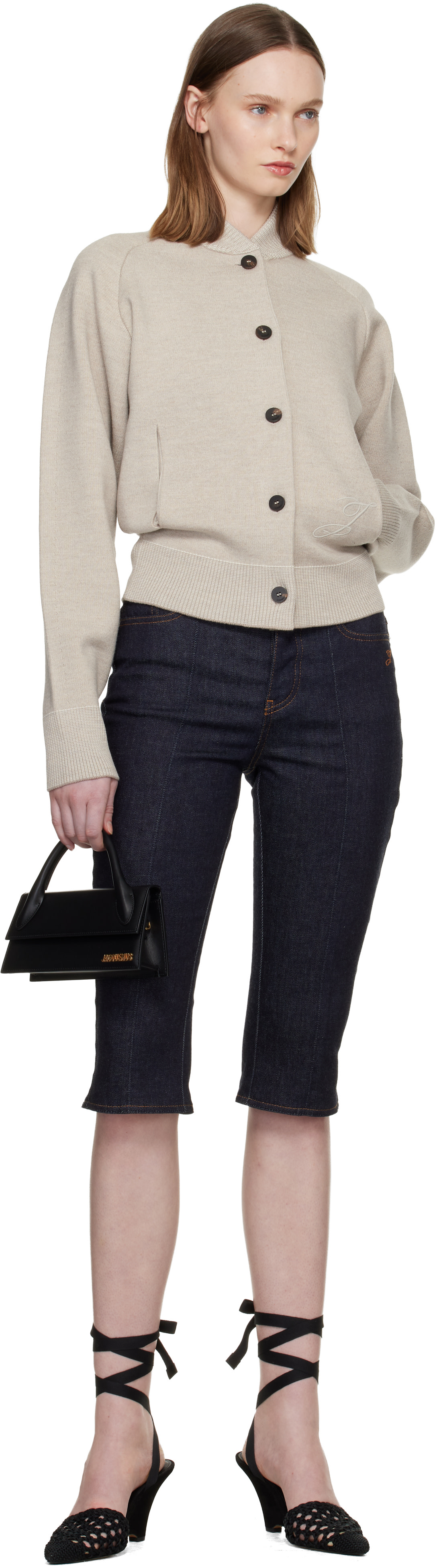 JACQUEMUS - Cardigan Lavande beige
