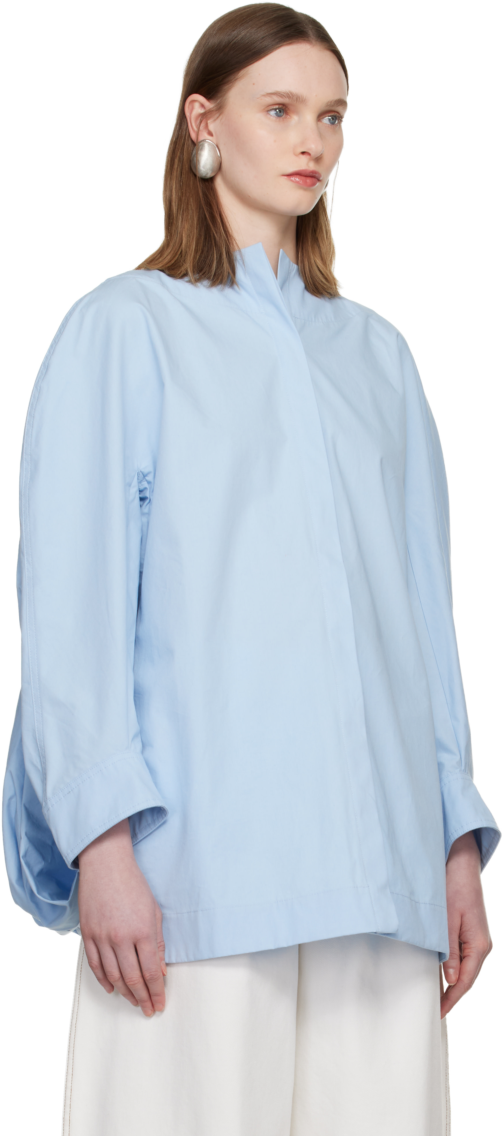 JACQUEMUS: Blue 'The Pittore' Shirt | SSENSE