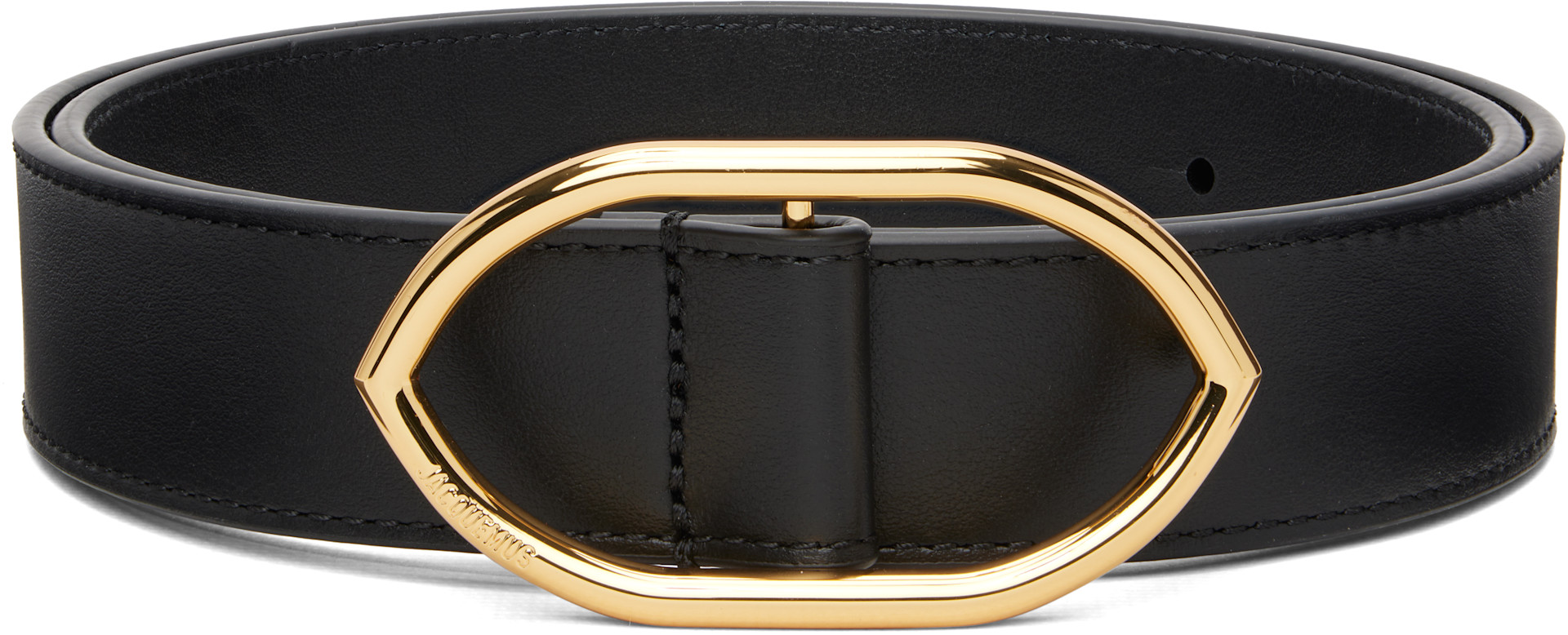 JACQUEMUS - Ceinture Calisson noire