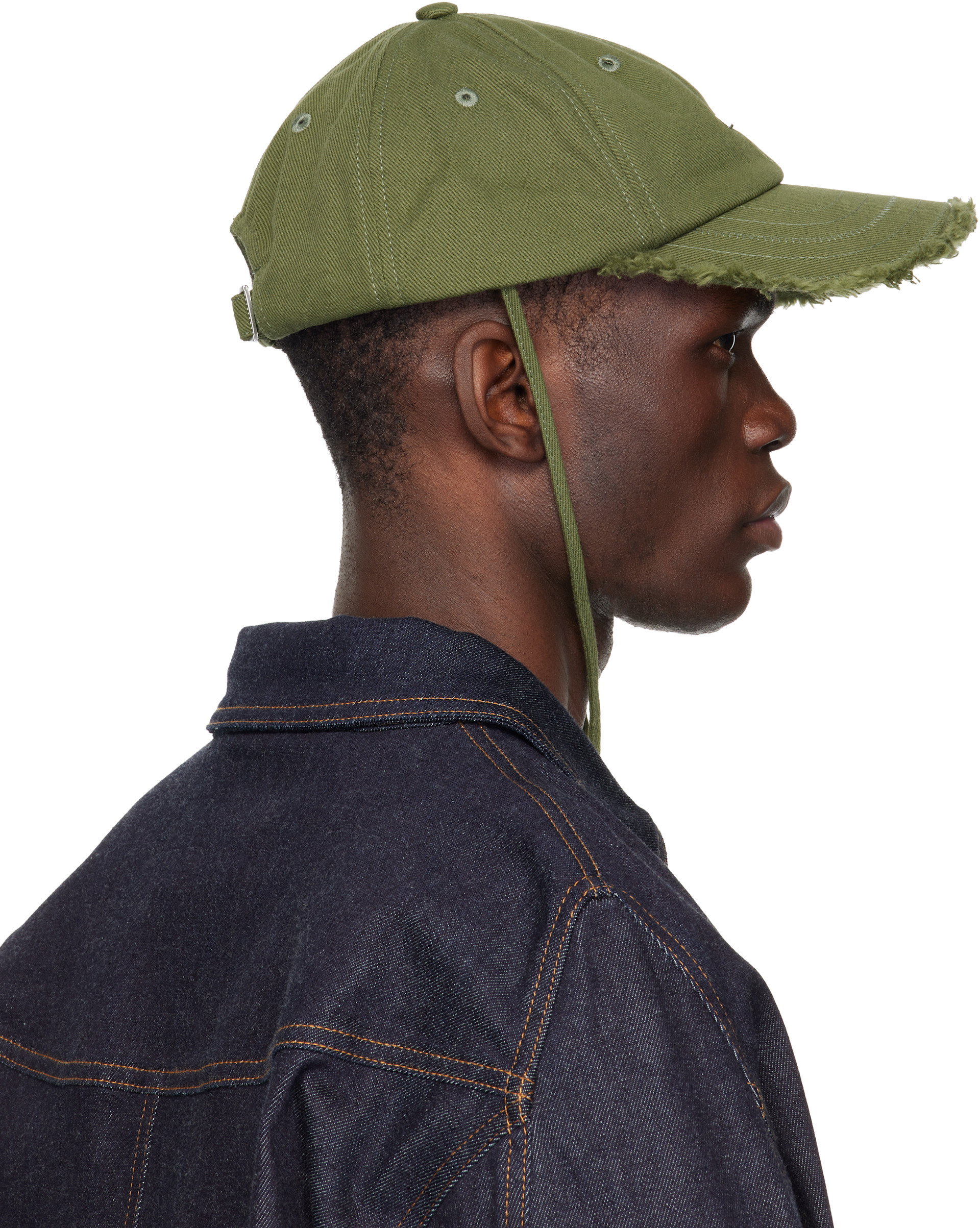 JACQUEMUS: カーキ 'The Artichaut' キャップ | SSENSE 日本