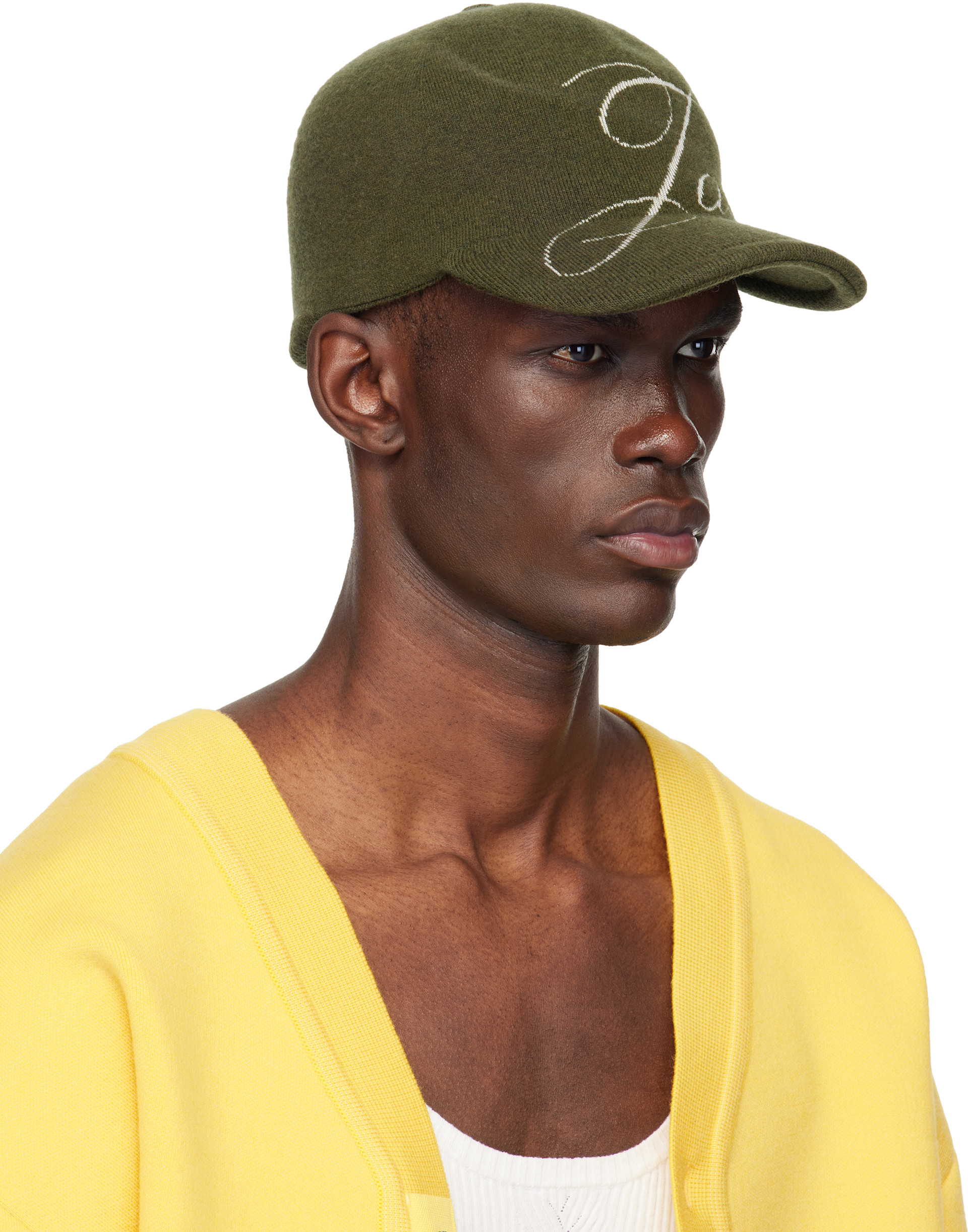 JACQUEMUS - 카키 더 아틀리에 볼캡