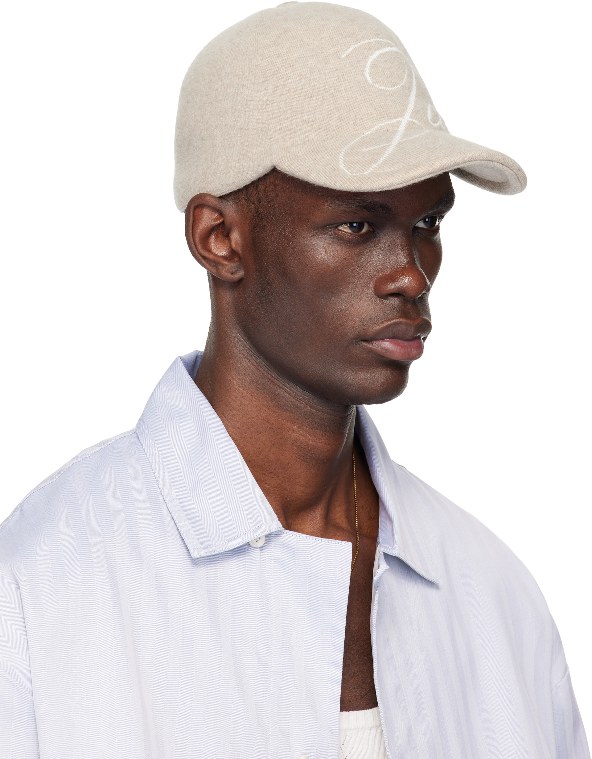 JACQUEMUS - 베이지 더 아틀리에 볼캡