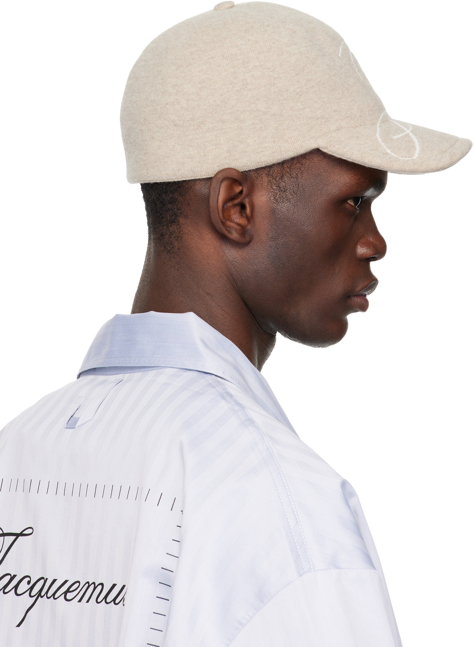 JACQUEMUS: ベージュ 'The Atelier' ベースボールキャップ | SSENSE 日本