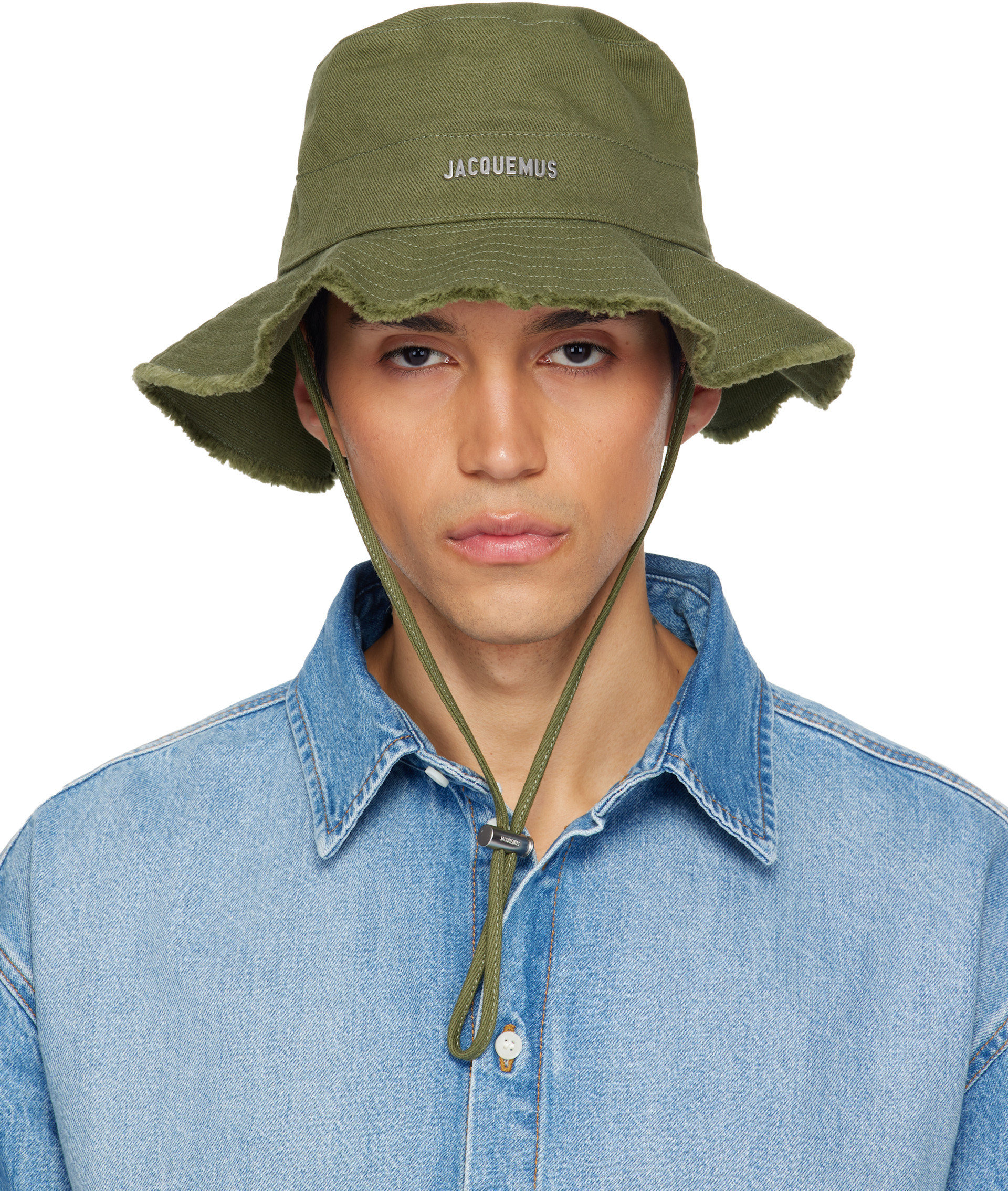 み*、様 jacquemus Artichaut バケットハット JACQUEMUS: カーキ 'The Artichaut' バケットハット | SSENSE 日本