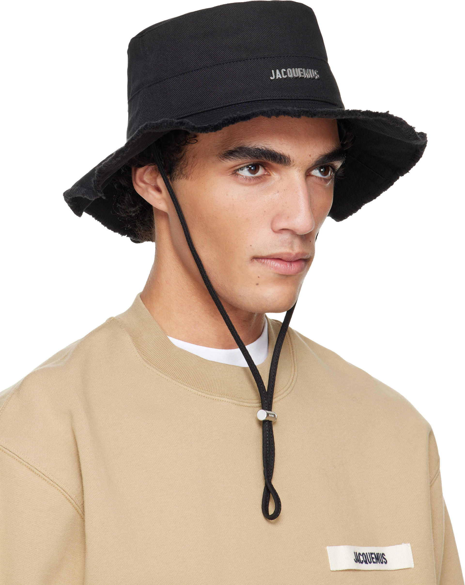 帽子 jacquemus Les Classiques JACQUEMUS: Black Les Classiques 'The Artichaut' Bucket Hat
