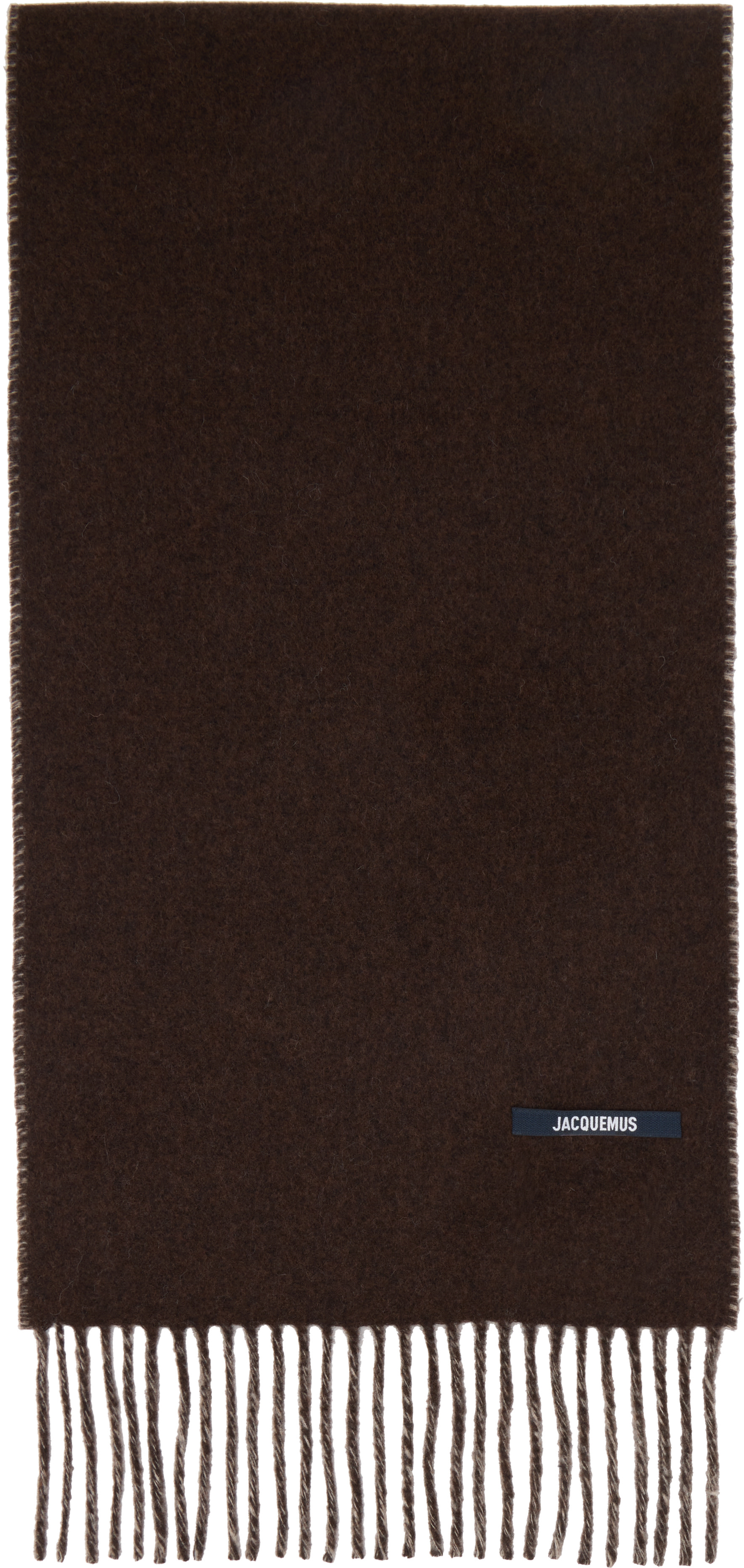に*ら様 JACQUEMUS マフラー JACQUEMUS: Brown 'The Jacquemus' Scarf | SSENSE