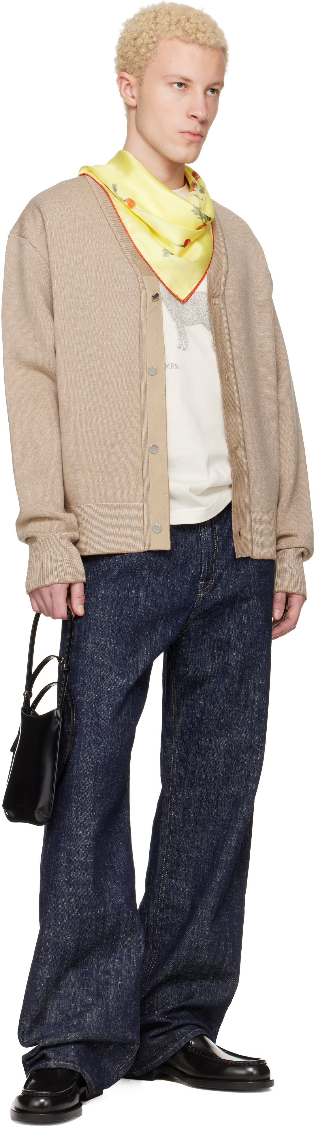 JACQUEMUS: Black 'The Bisou phone pouch' Bag | SSENSE